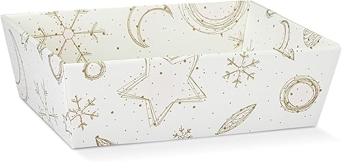 Miniatura 8 de Boxes Craftory Paquete de 5 canastas de regalo resistentes fabricadas en Italia  Cestas para regalos vacías, ideales para cesta de fiesta, cesta de
