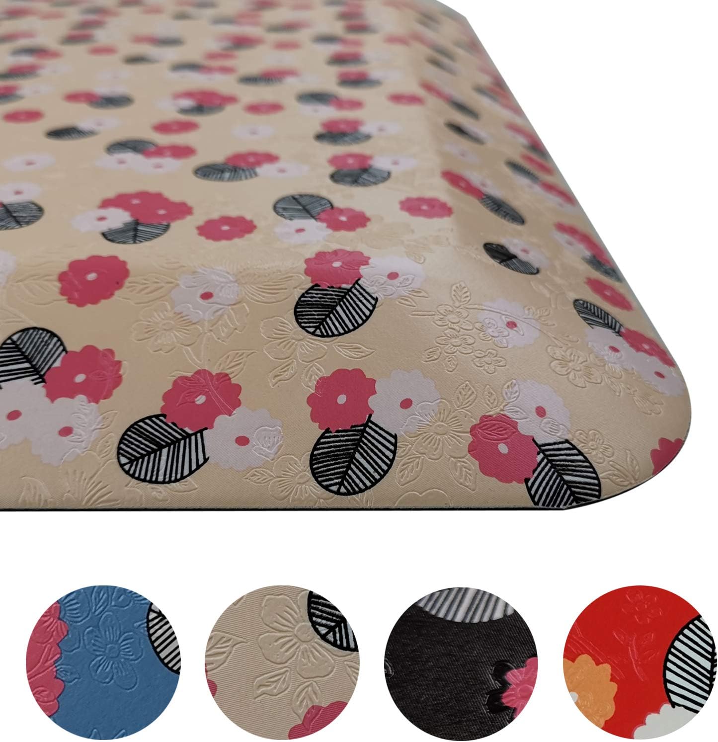 Anti Fatigue Floor Mat – Kitchen Mat, Standing Desk Mat –Kitchen Rug - Comfort Mat Perfect for Home, Office, Garage