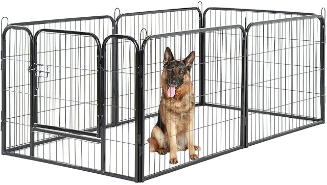 UNDERDOG Heavy Duty Puppy Play Pen Playpen 6 x Panel Whelping Pen Pens 3 Sizes in this add EXTRA TALL (Large)