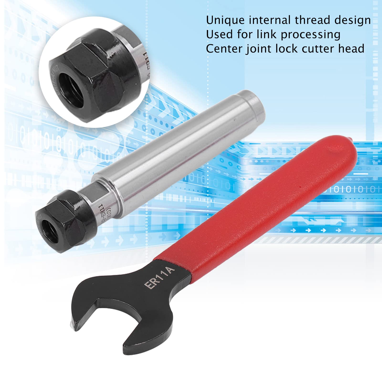 2Pcs Taper Collet Chuck Holder High Carbon Steel CNC Milling Lathe Parts  with Wrench for Milling Machine Drilling Lathe, M10 Back Pull Thread 19mm  Nut : Amazon.sg: Automotive
