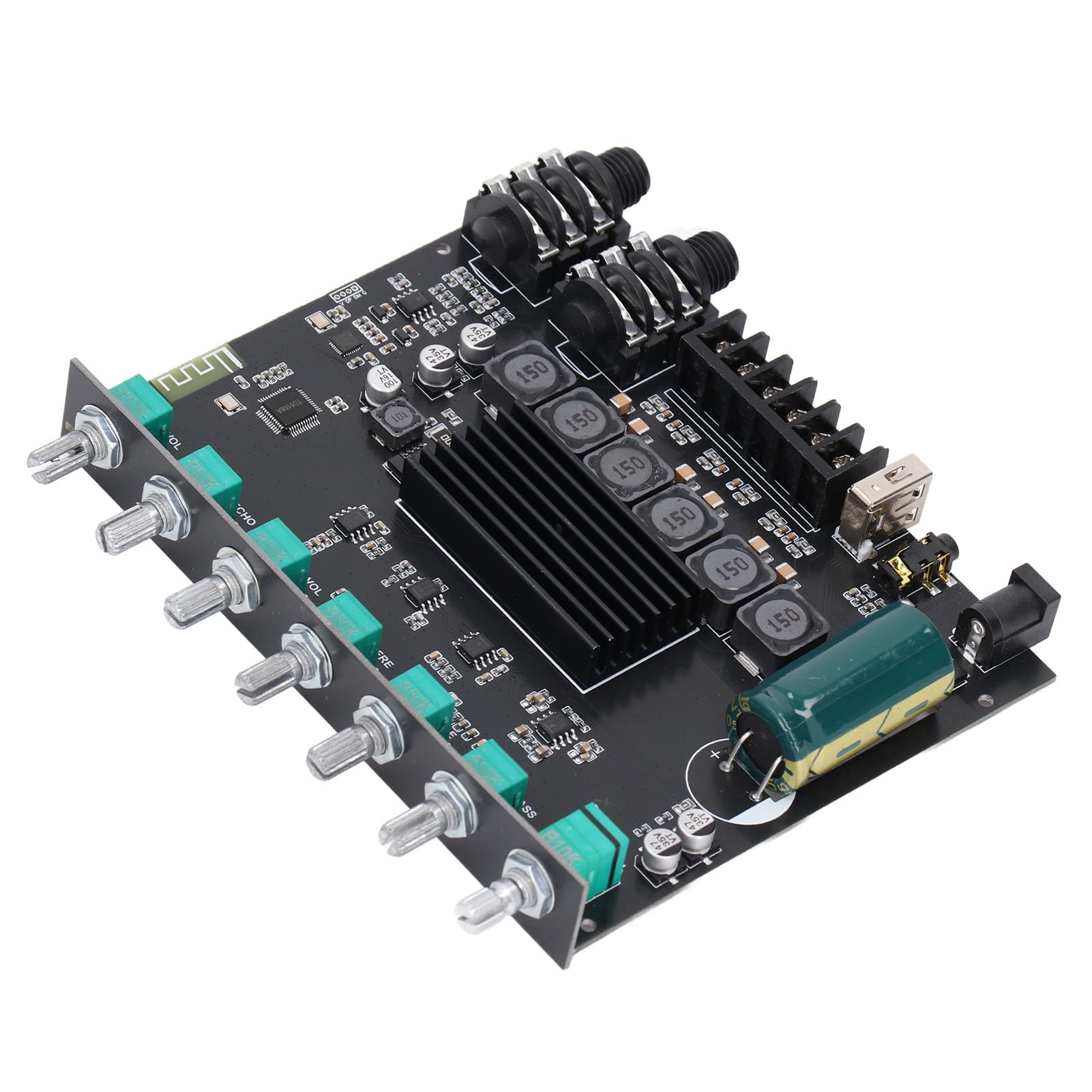 Generic Modulo Amplificatore Bluetooth Ad Alte Prestazioni a 2.1 per gli Appassionati di Musica DC12-24V