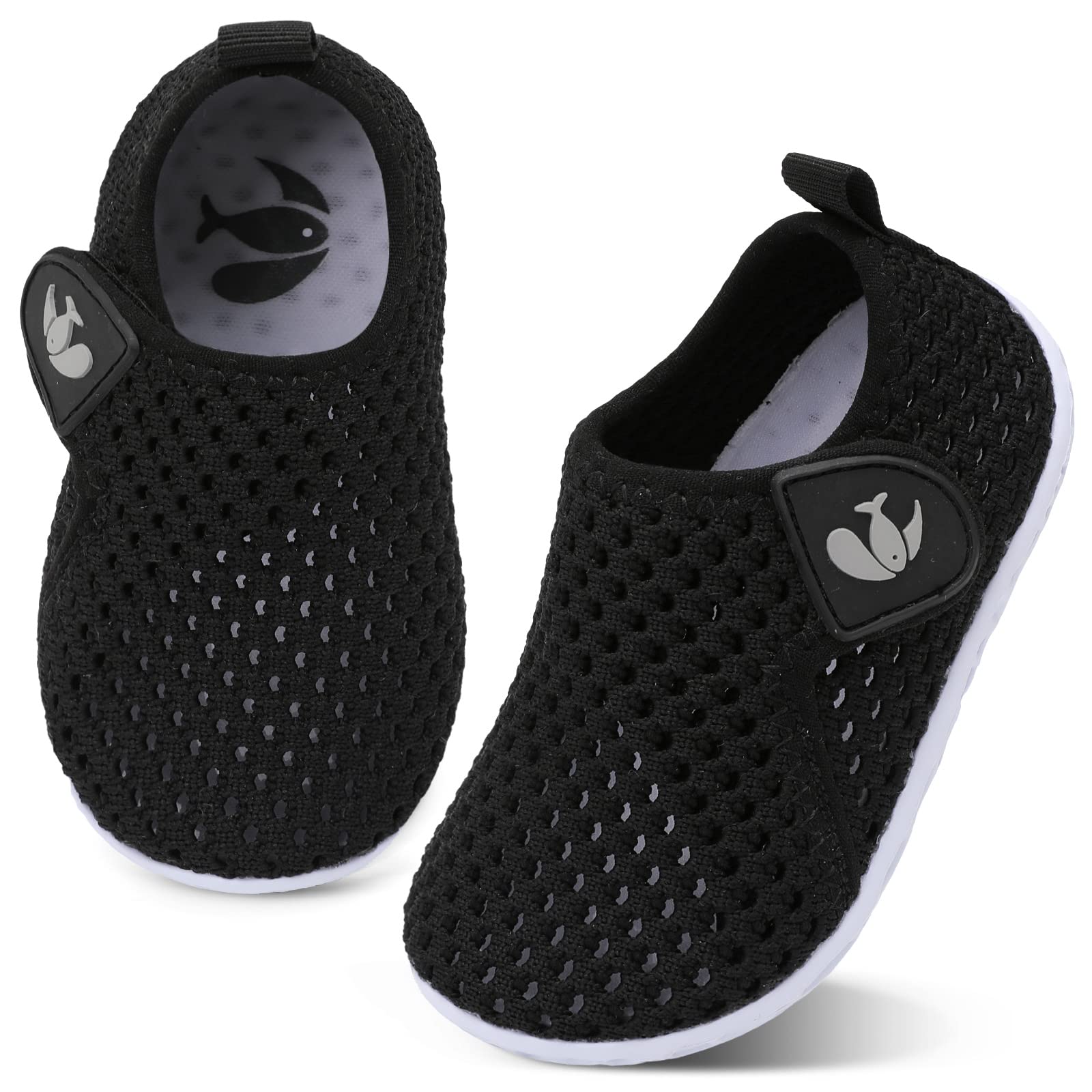 FEETCITY Boys Girls Water Shoes Kids Aqua Socks Quick Dry Barefoot for Beach Swimming Pool