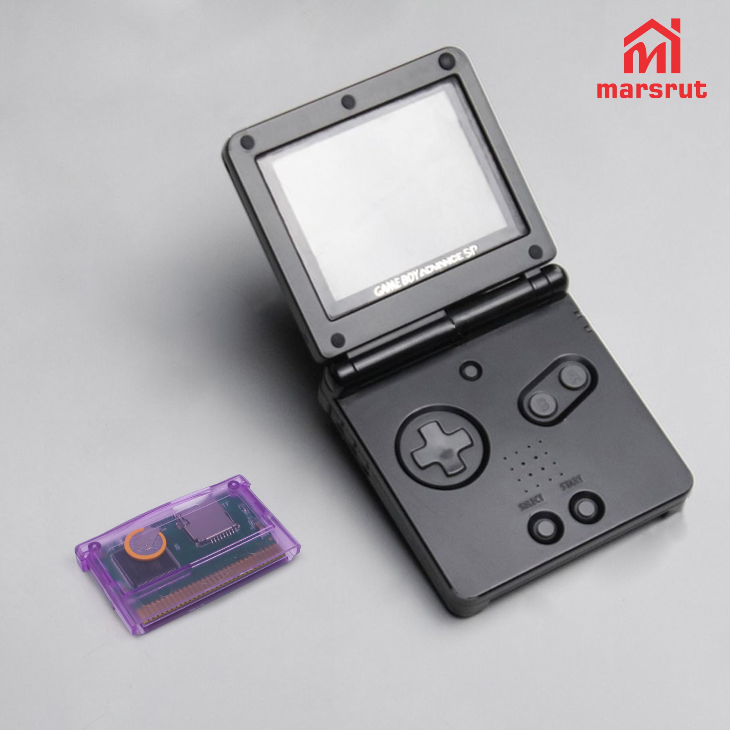 GBA SD Cartridge Flash Cart Game Cartridge Support TF Card for GBA/SP/GBM/IDS/NDS/NDSL for GameBoy Advanced, FAT Format, Maximum Capacity to 2Gb, New Version