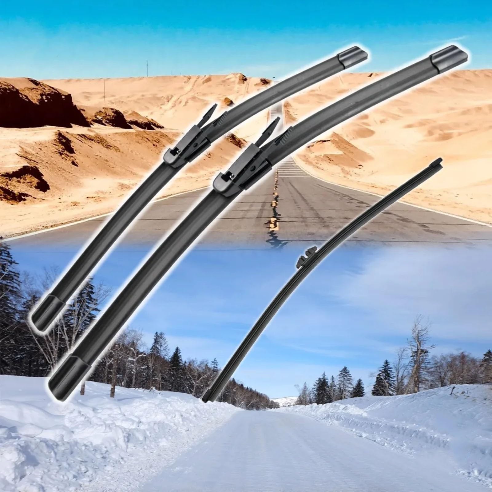 Tergicristalli Set Spazzole Tergicristallo Anteriori Compatibile Con Volvo Per XC90 MK1 2006 2007 2008 2009 2010 2011 Parabrezza Posteriore Di Ricambio