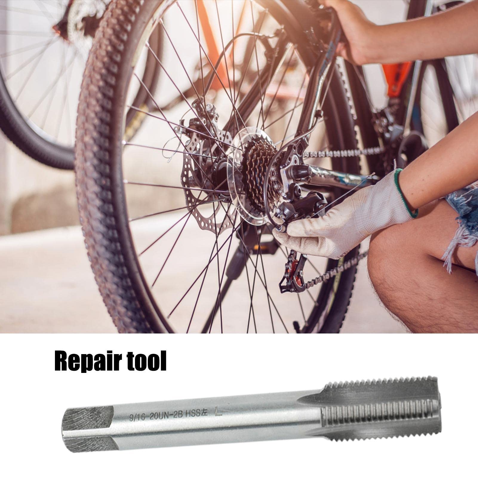 1* Robinet fileté 9/16''-20 pour manivelle vélo HSS