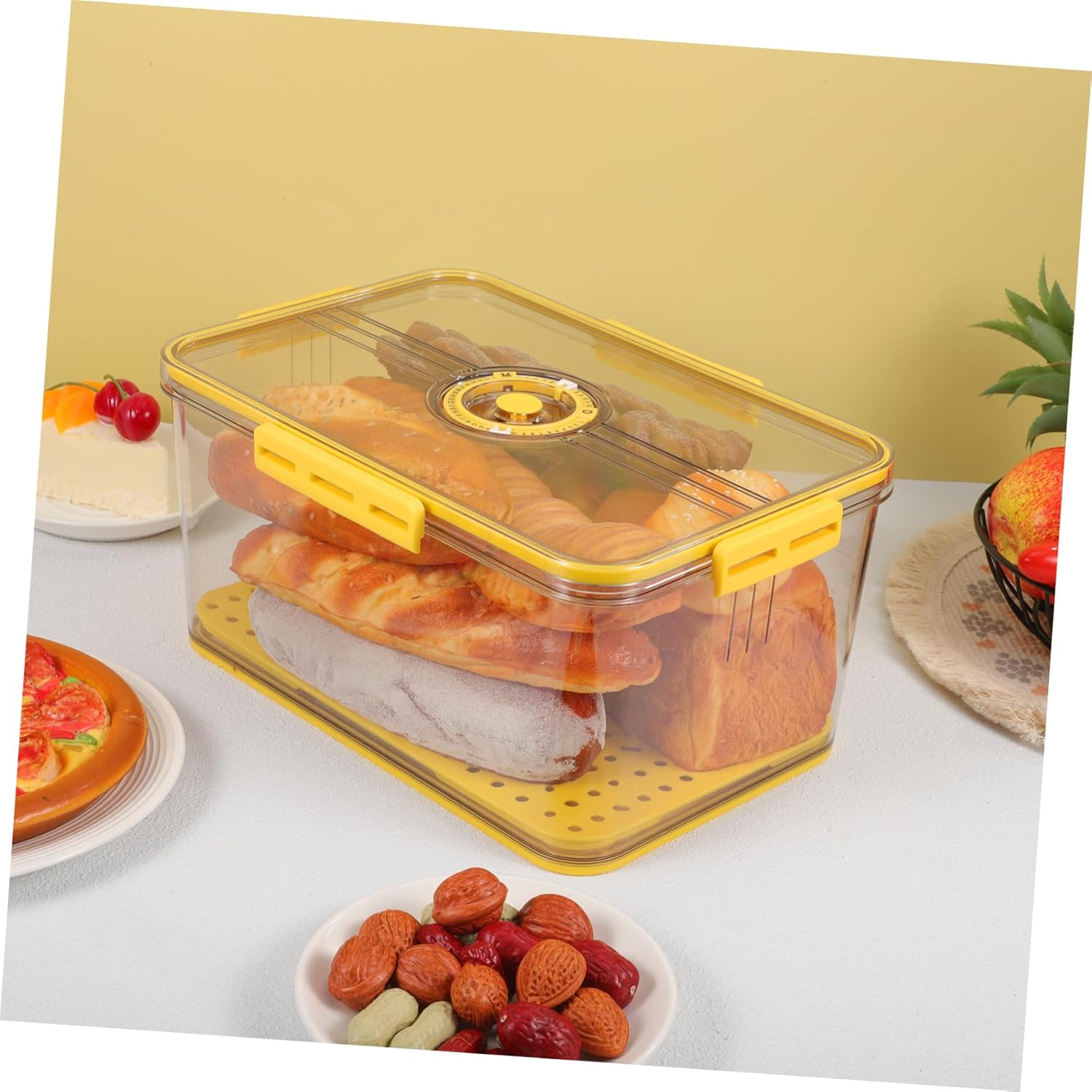 Airtight Food Storage Containers Lids Fridge Organizer Bins Bpa Produce Containers for Refrigerators
