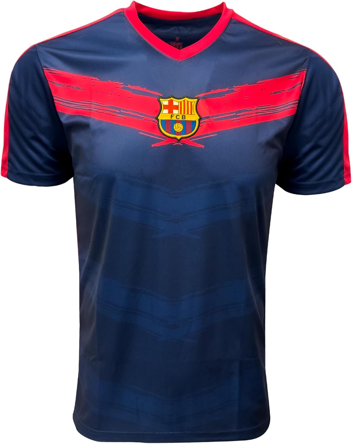 Icon Sports Boy's Barcelona Training Jersey, Licensed Barcelona Youth Sizes Soccer Shirt
