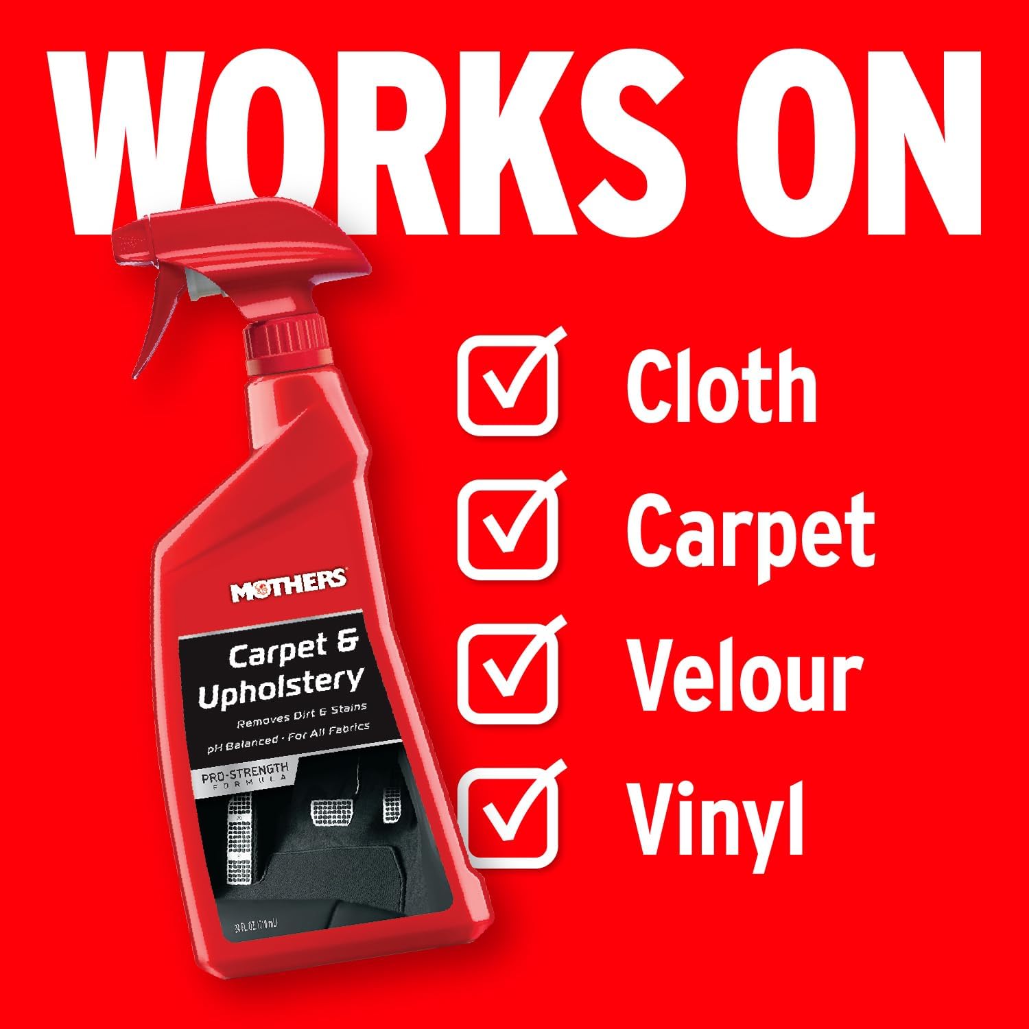 Mothers Carpet & Upholstery Cleaner 05424