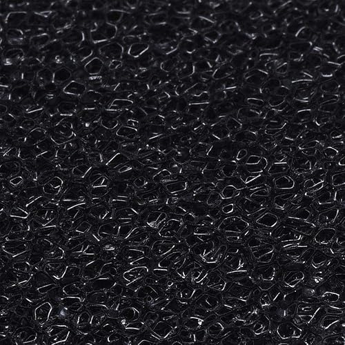 Miniatura 9 de ALEGI 4 esponjas de espuma para filtro de acuario de 9 x 9 x 1 pulgadas, almohadilla de filtro de hoja gruesa para pecera, espuma cortada a medida