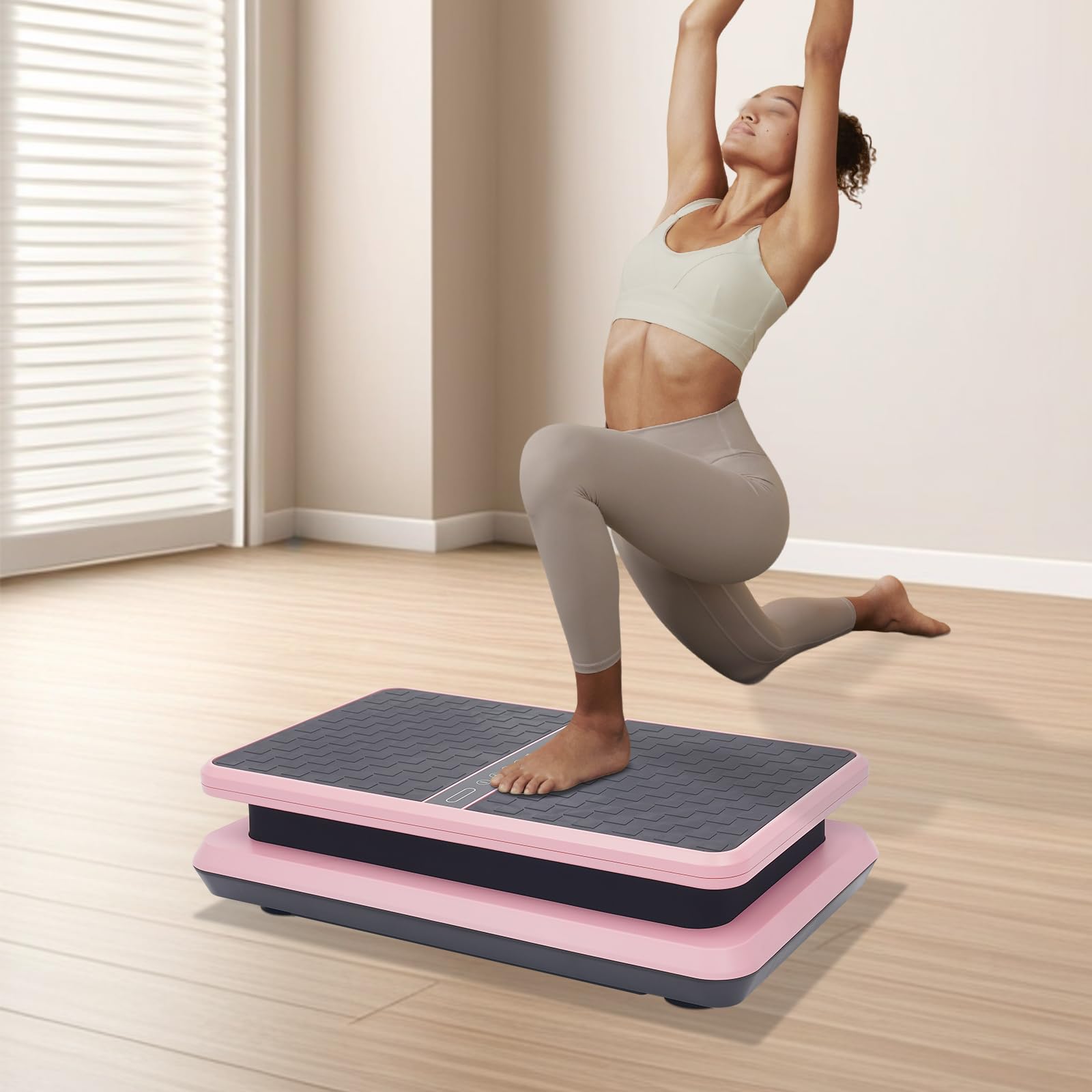 Plataforma vibratoria de 200 W - Plataforma vibratoria 2800 ± 10% rpm - Dispositivo de fitness - Admite 1-99 ajustes de velocidad y temporizador de 1-15 minutos - Carga máxima: 150 kg - Para
