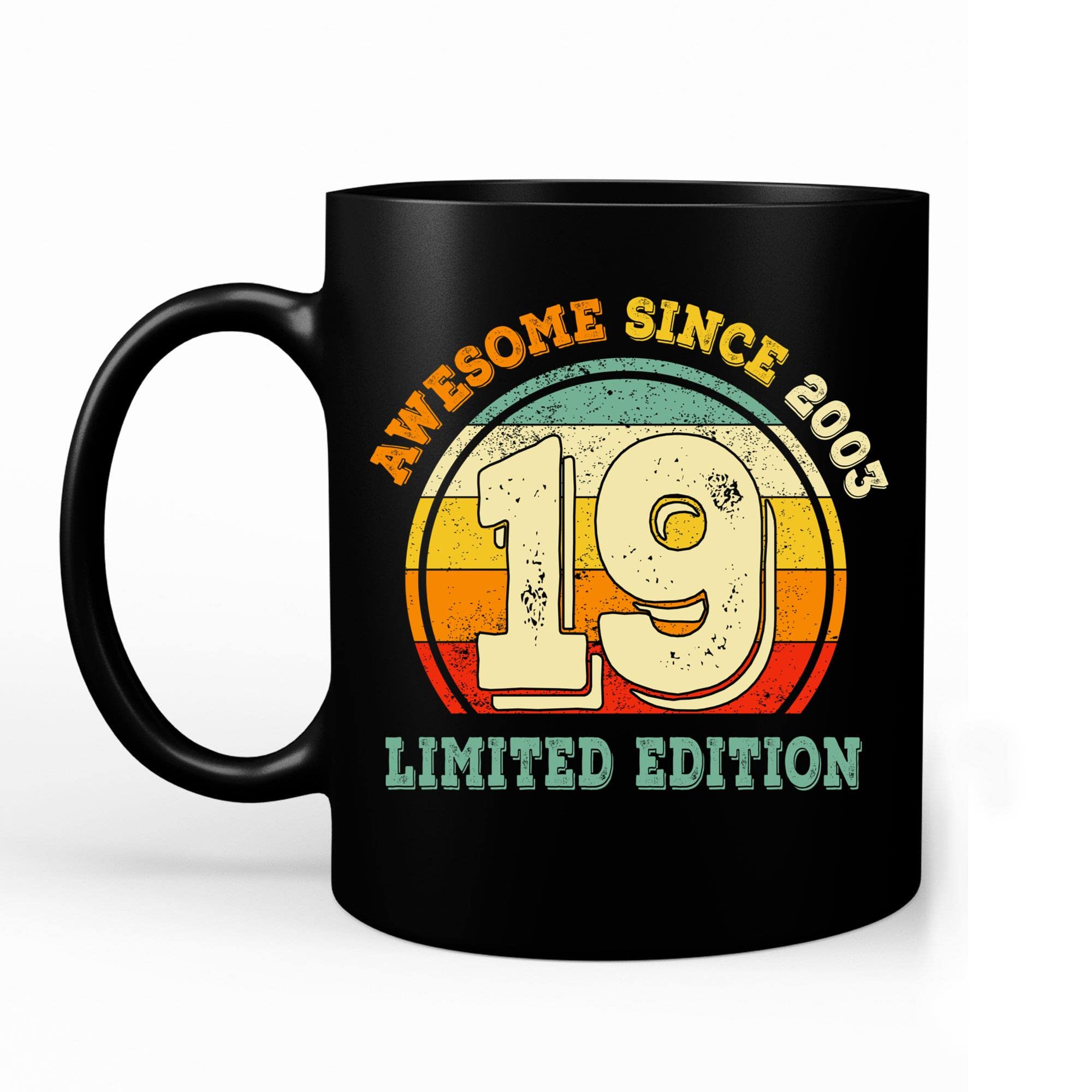 VIGAT 19th Birthday, 19 Years Old, Awesome Since 2003 Vintage Coffe Mug Funny