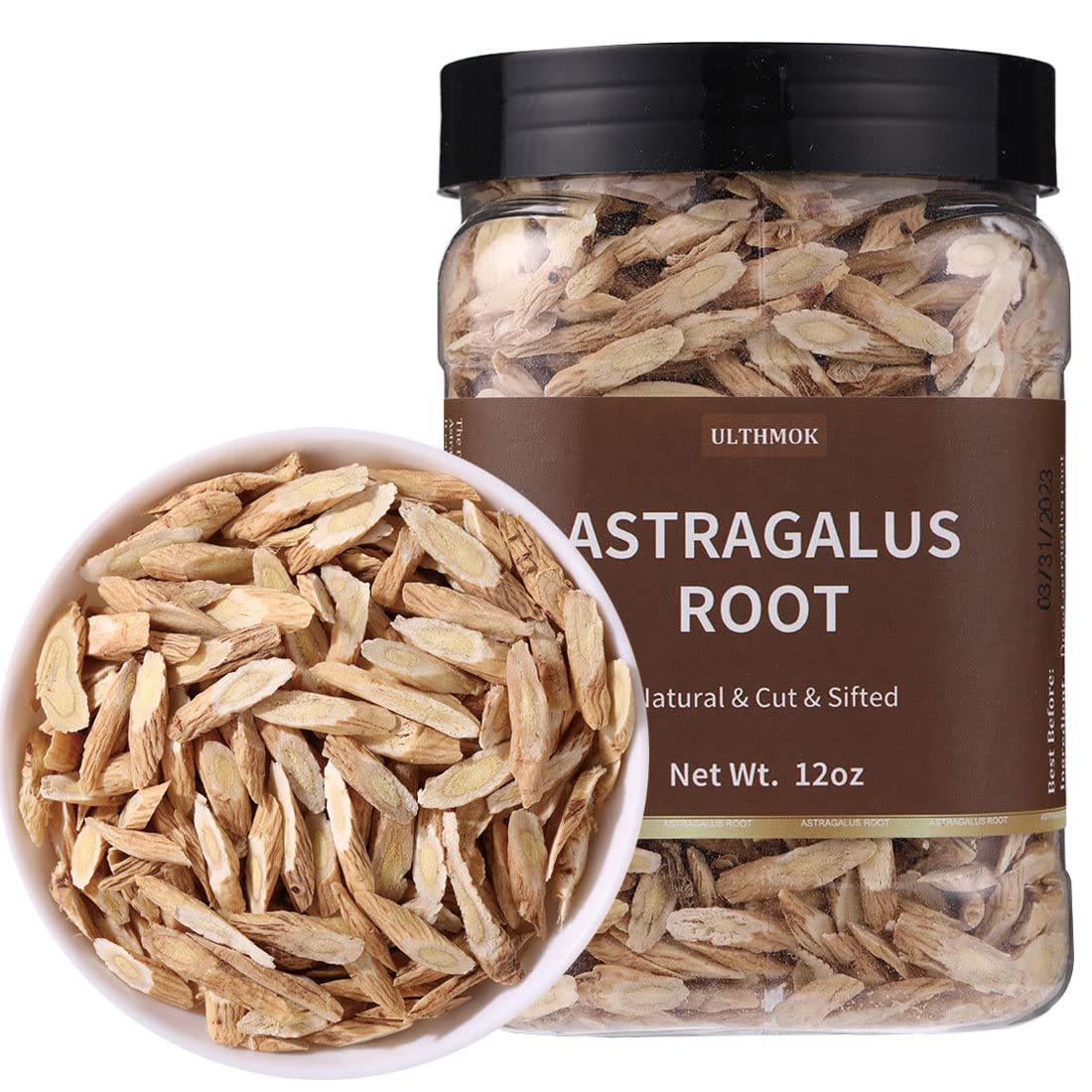 Premium Astragalus Root Tea Slices/12 Oz(339g),Featured 黄芪