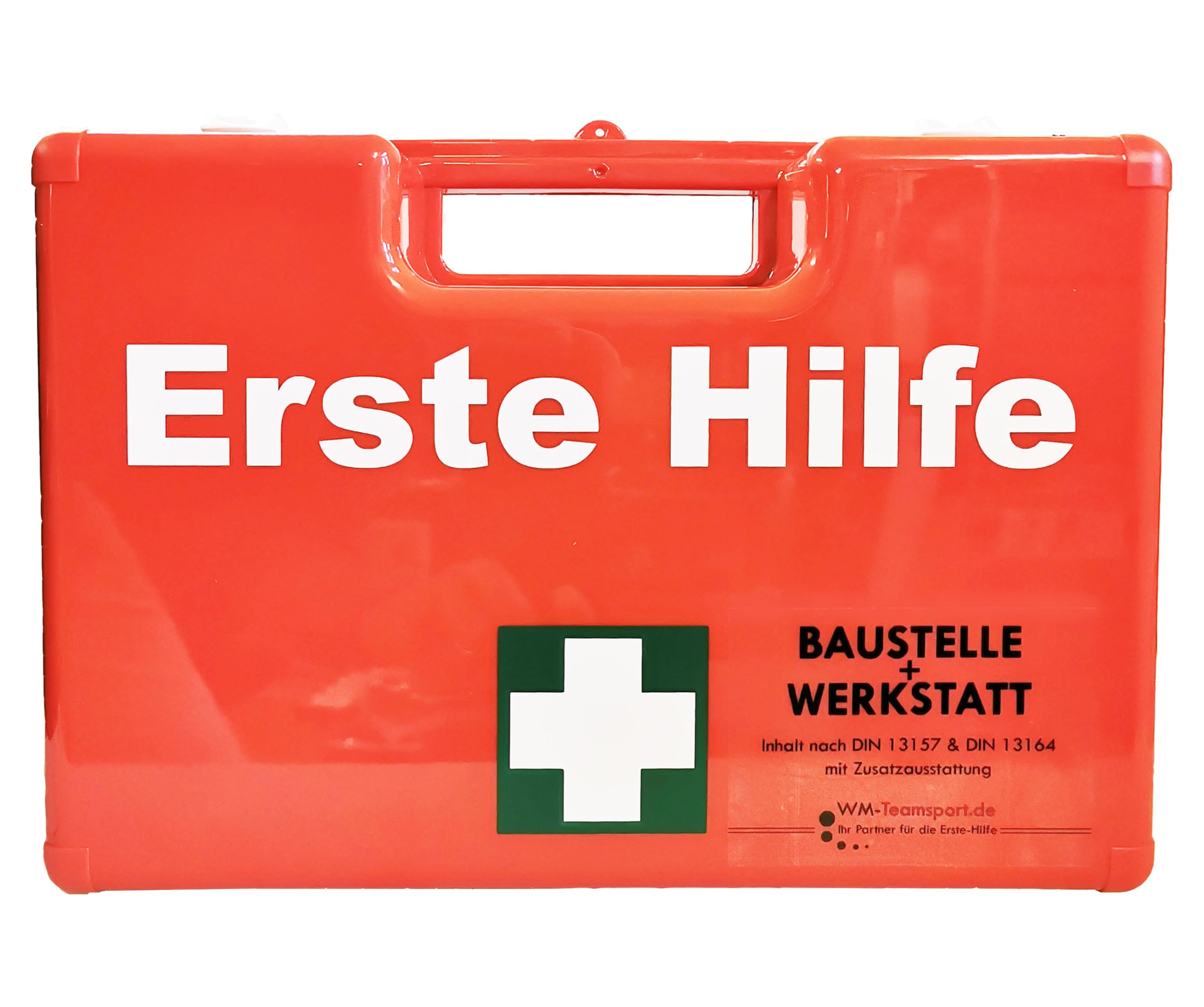 Erste-Hilfe-Koffer "Baustelle + Werkstatt" DIN 13157 + Zusatzausstattung