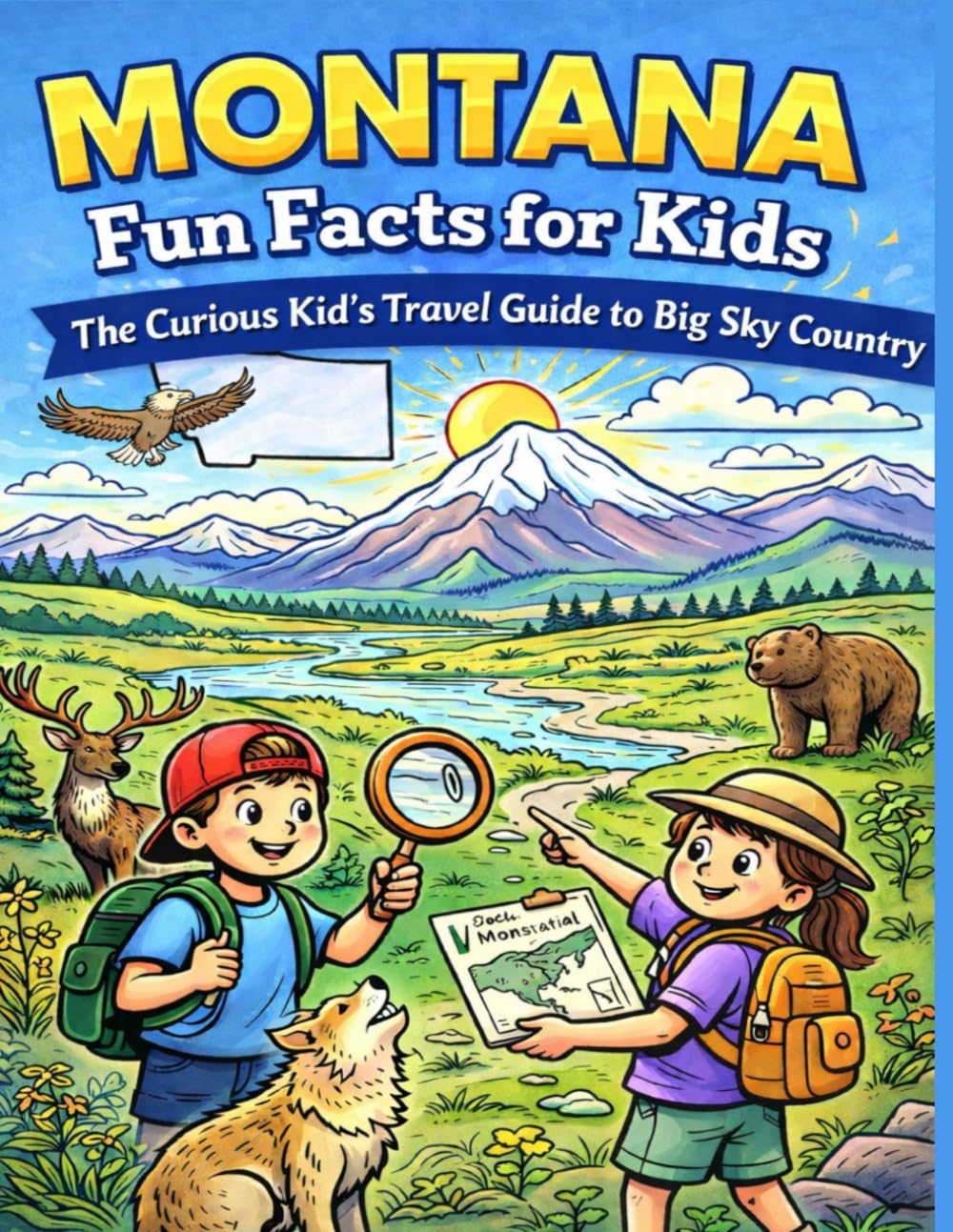Montana Fun Facts for Kids: The Curious Kid’s Travel Guide to Big Sky Country (The 50 States Fun Facts for Kids Series)