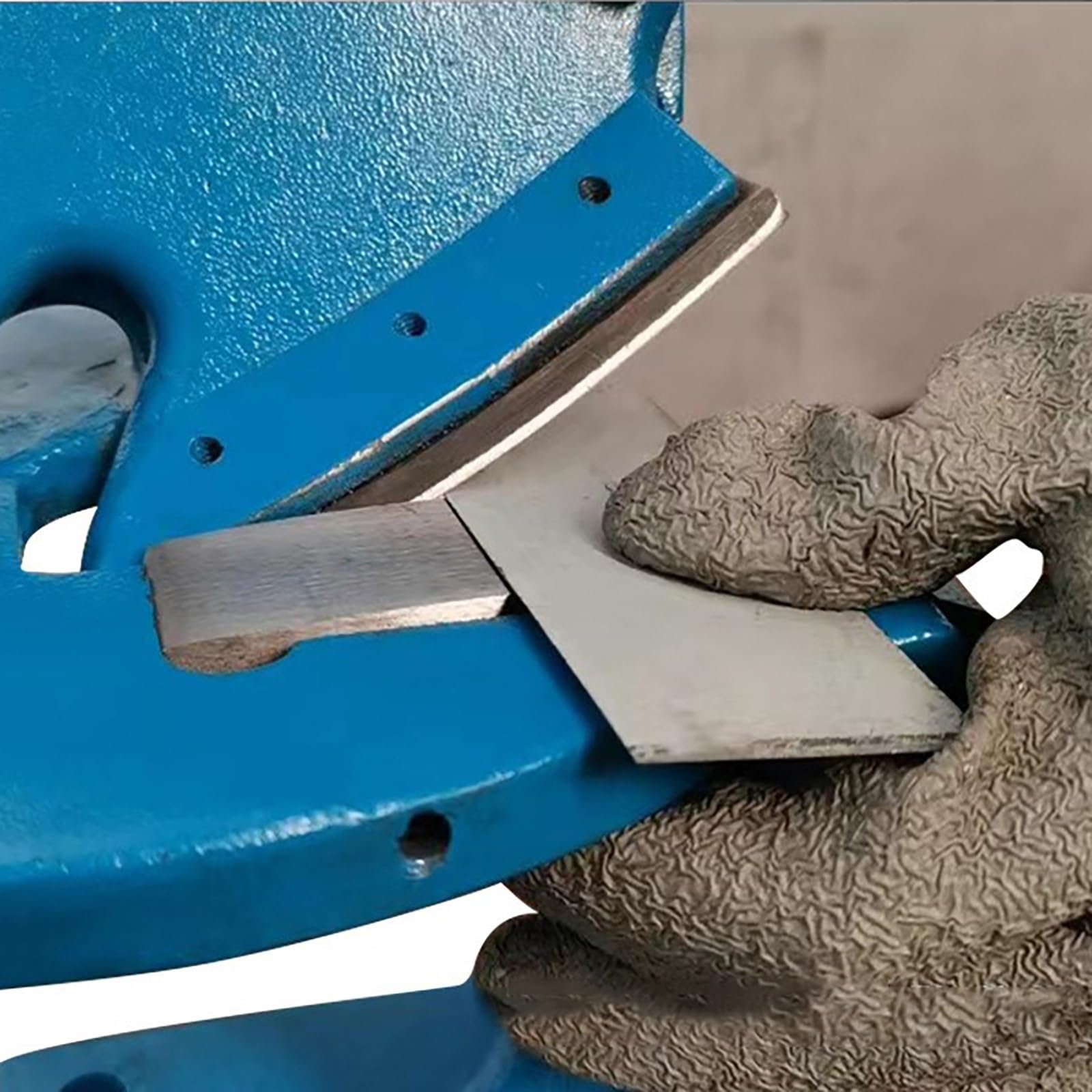 Tijeras de mano multiusos con ancho de corte de 7 cm, cortador industrial curvado para placas de metal