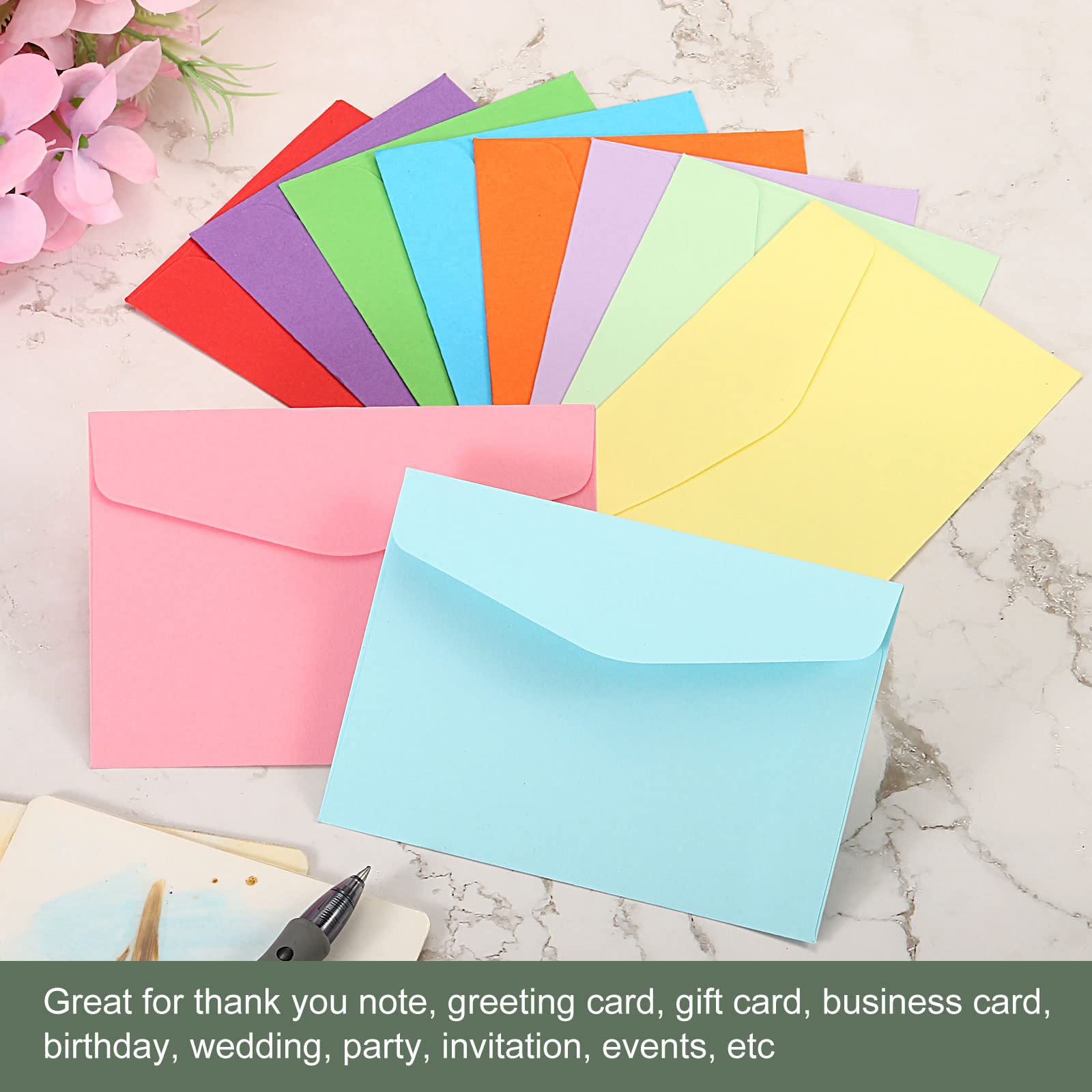 YOKIVE 100 Pack Gift Card Envelopes, Business Greeting Note, Black - Image 3