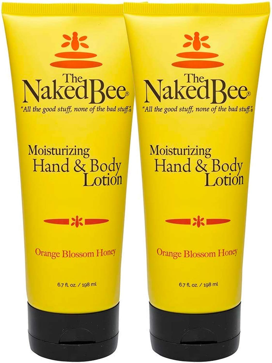 The Naked Bee Orange Blossom Honey Hand and Body Lotion, 6.7oz - 2 Pack
