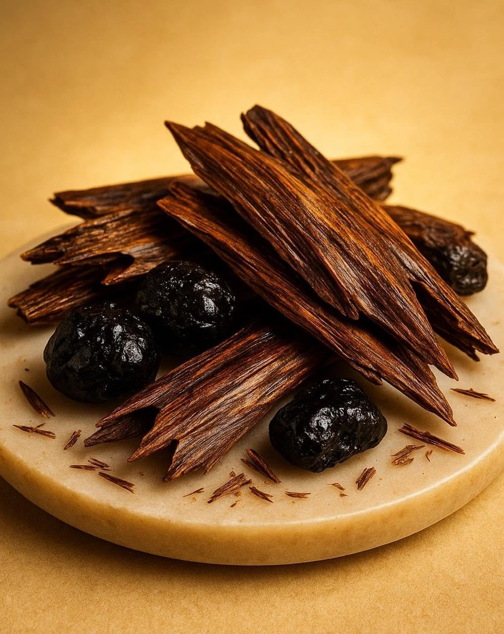 Parimal Pure Black Oud Agarbatti/Incense Stick (60–66) (120g) | 45–60 Min Burn | Hand-Rolled Natural Agarbathi | Each 20G | Long-Lasting Fragrance | Natural Incense with Pure Black Oudh | Pack of 6