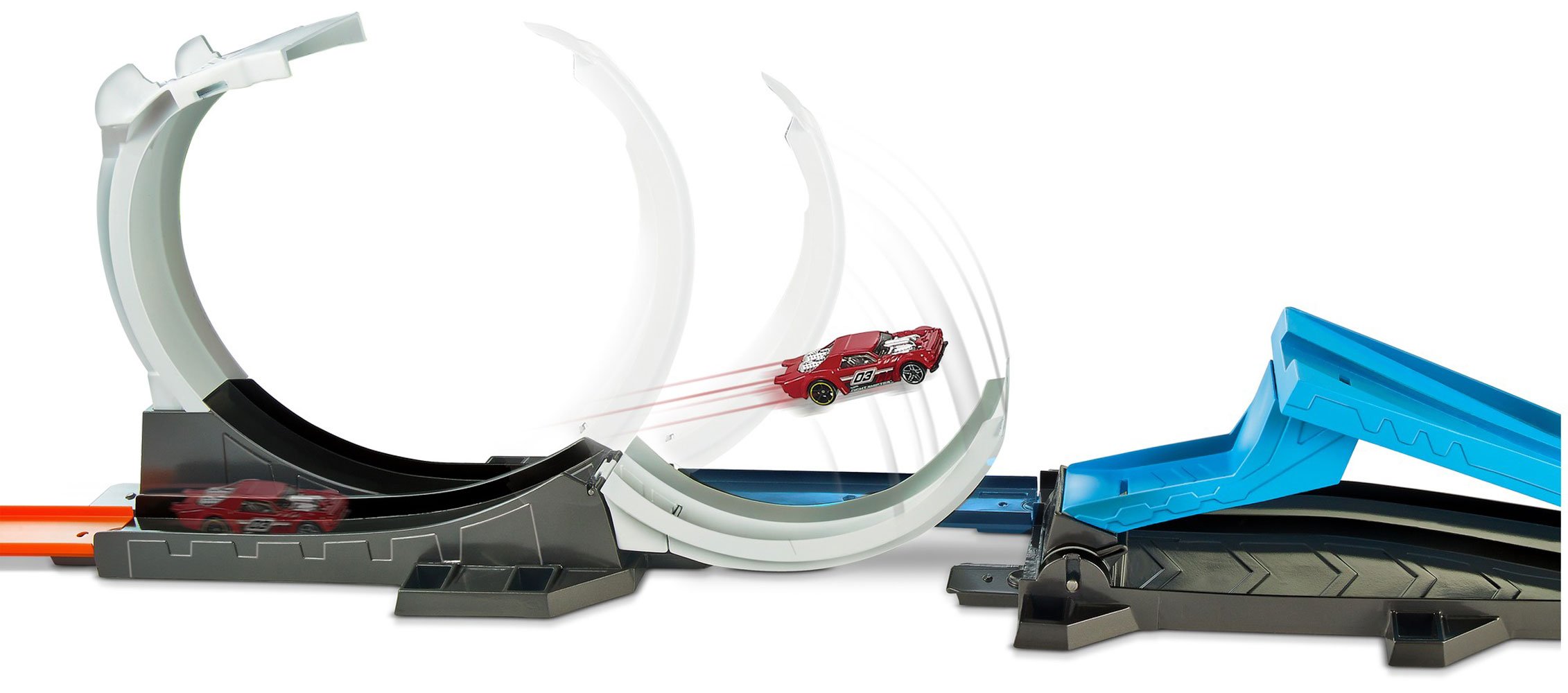 Hot Wheels Track Builder Rocket Launch Challenge Playset, FFP
