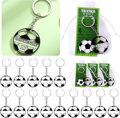 30 juegos de regalos de devolución de fiesta DIY nombre llaveros recompensas escolares