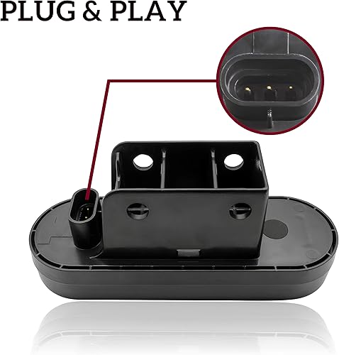 Miniatura 6 de SAUTVS 1 luz trasera LED ahumada para UTV para Can Am Defender, montaje de luz trasera negra para Can-Am DefenderDefender MAX HD5 HD7 HD8 HD9 HD10