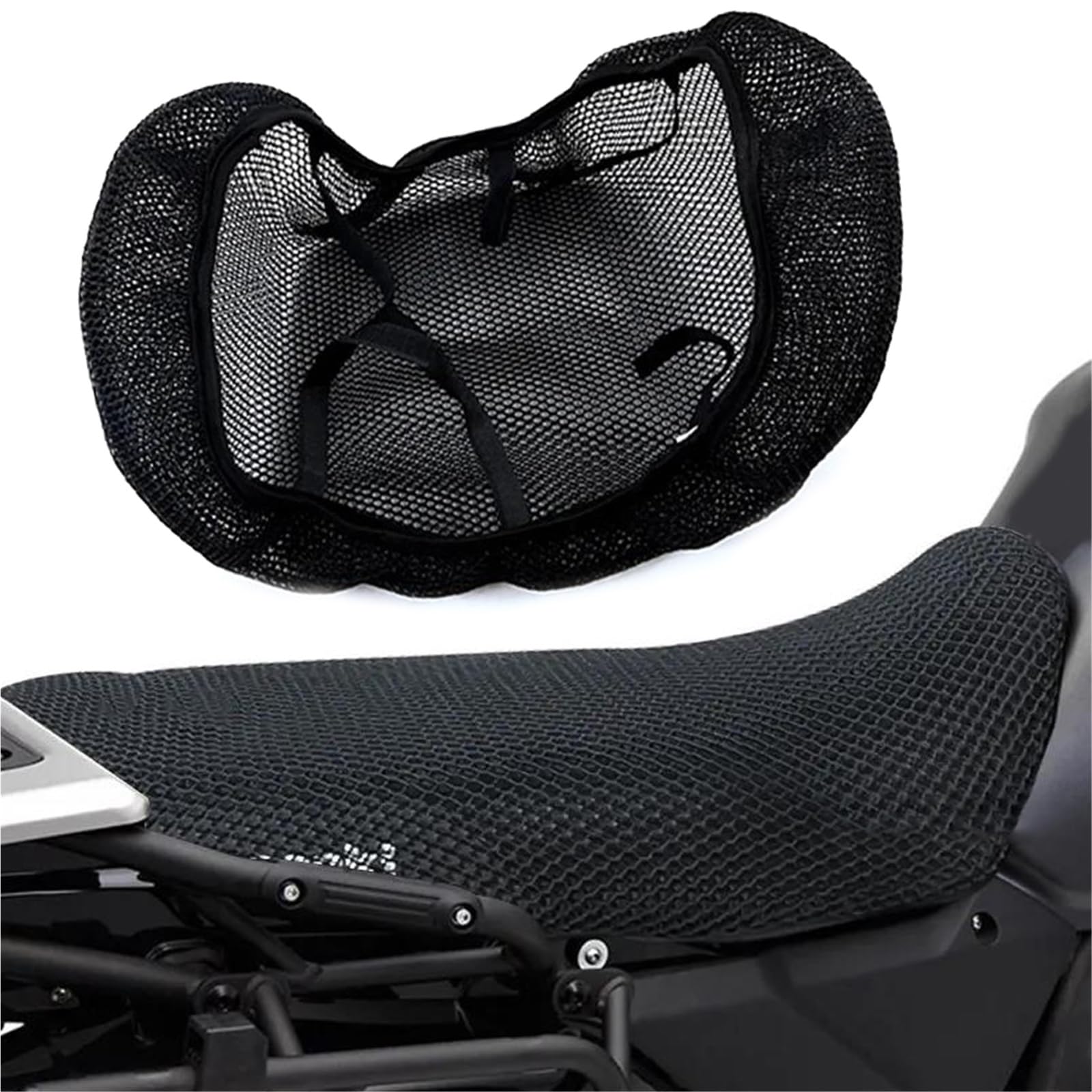 Housse de siège moto 3D respirante pour Kawasaki KLR 650 2021