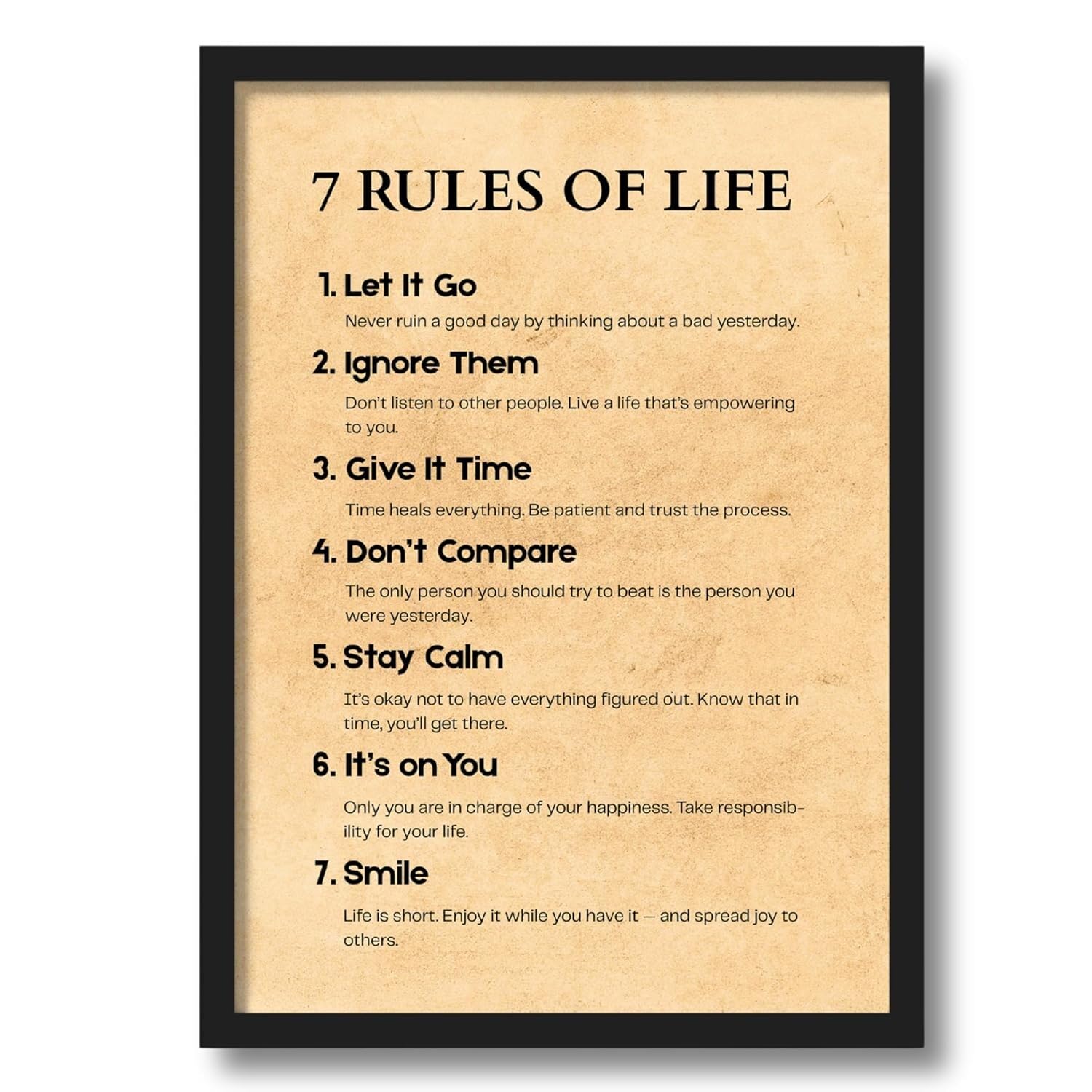Motivational Quotes Wall Frame for Office & Study Room | Synthetic Wood Frame | Inspiring Quotes Wall Decor for Home & Workspace | Ready to Hang Framed Wall Decor | Positive Quote Prints-image-7