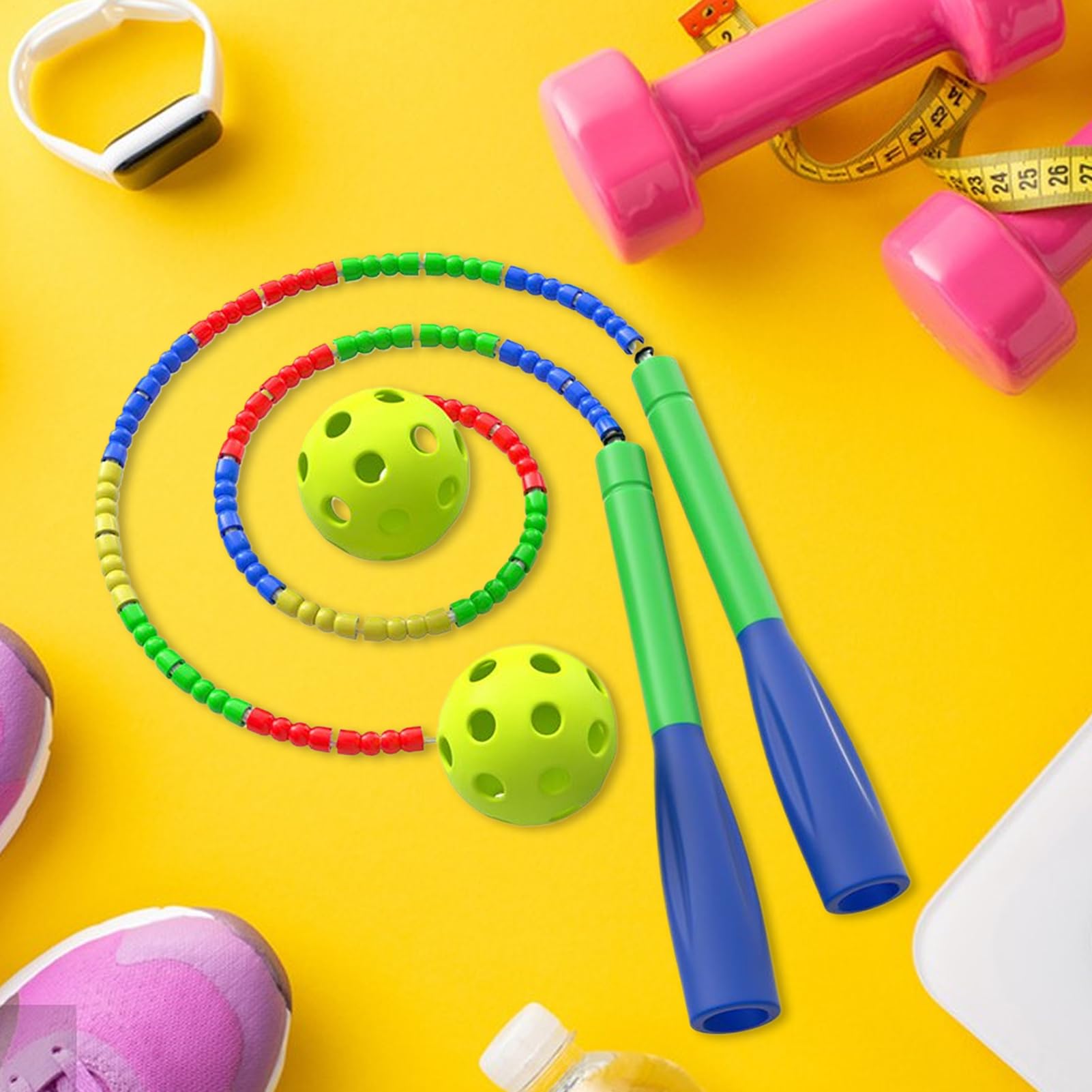 Corda per Saltare Corda Per Saltare Con Palla Senza Filo | Attrezzatura Per Fitness Casa Sport Bambini Uomini Esterno Allenamento