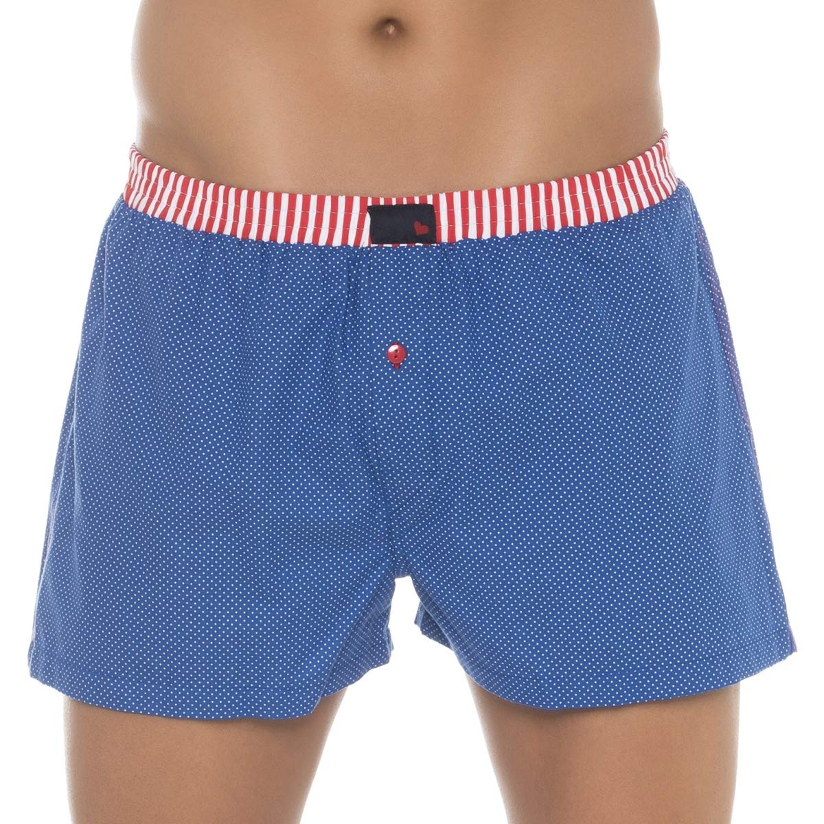 Unabux Bluepoint Blue Polka Dot Boxer Shorts
