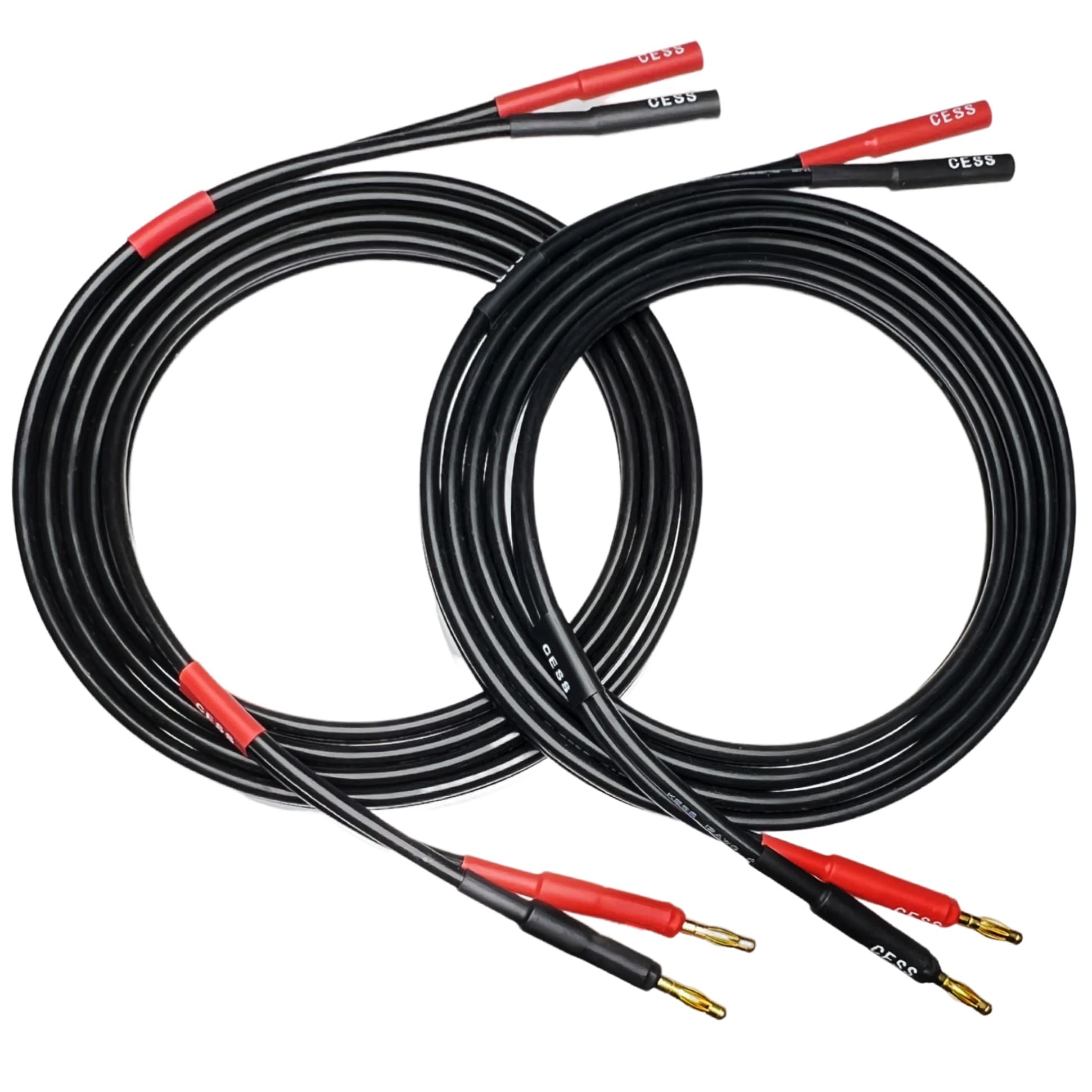 CNCESS Câble d'extension banane mâle vers femelle, 1,8 m, lot de 2
