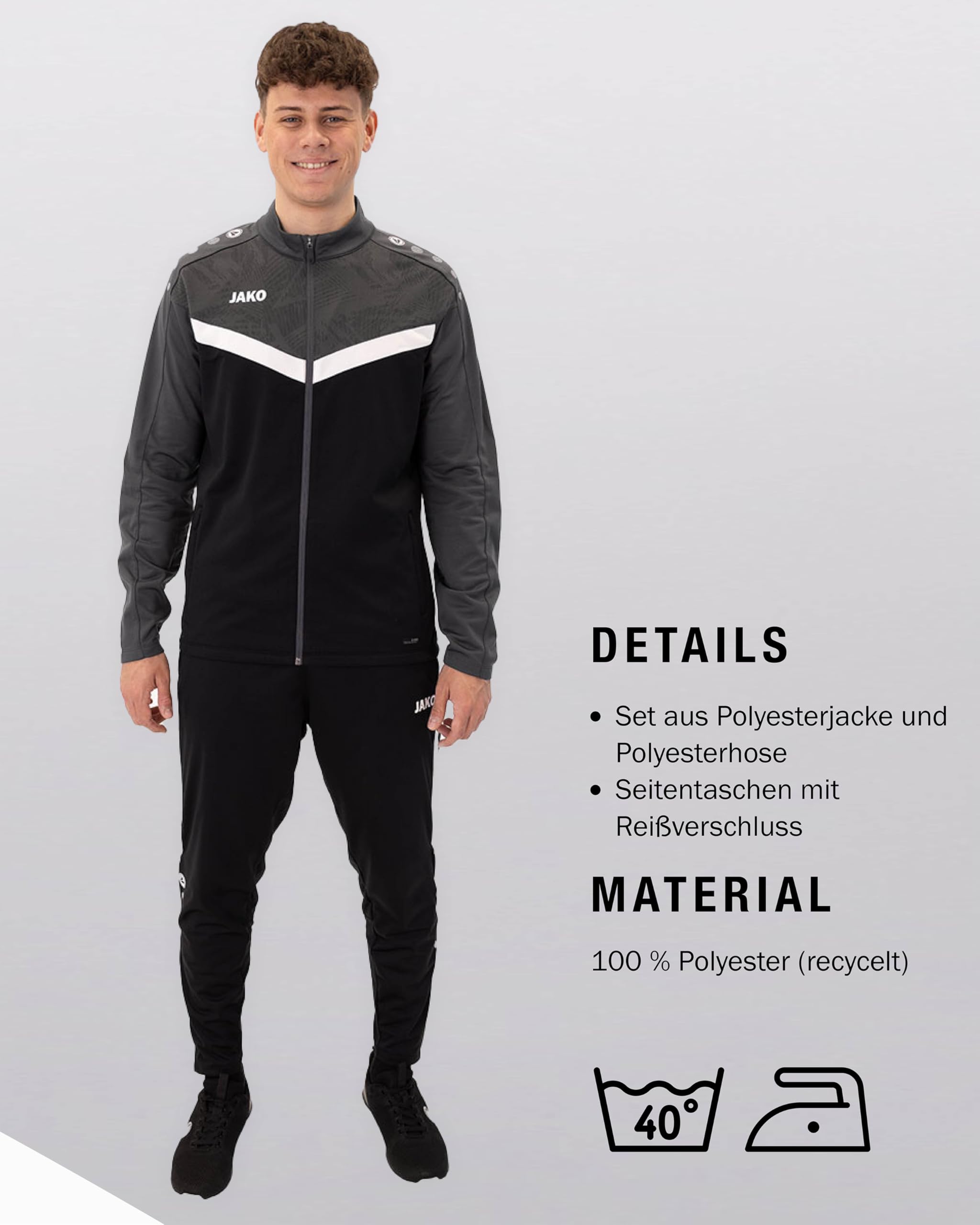 JAKO Iconic Trainingsanzug Kids Kinder