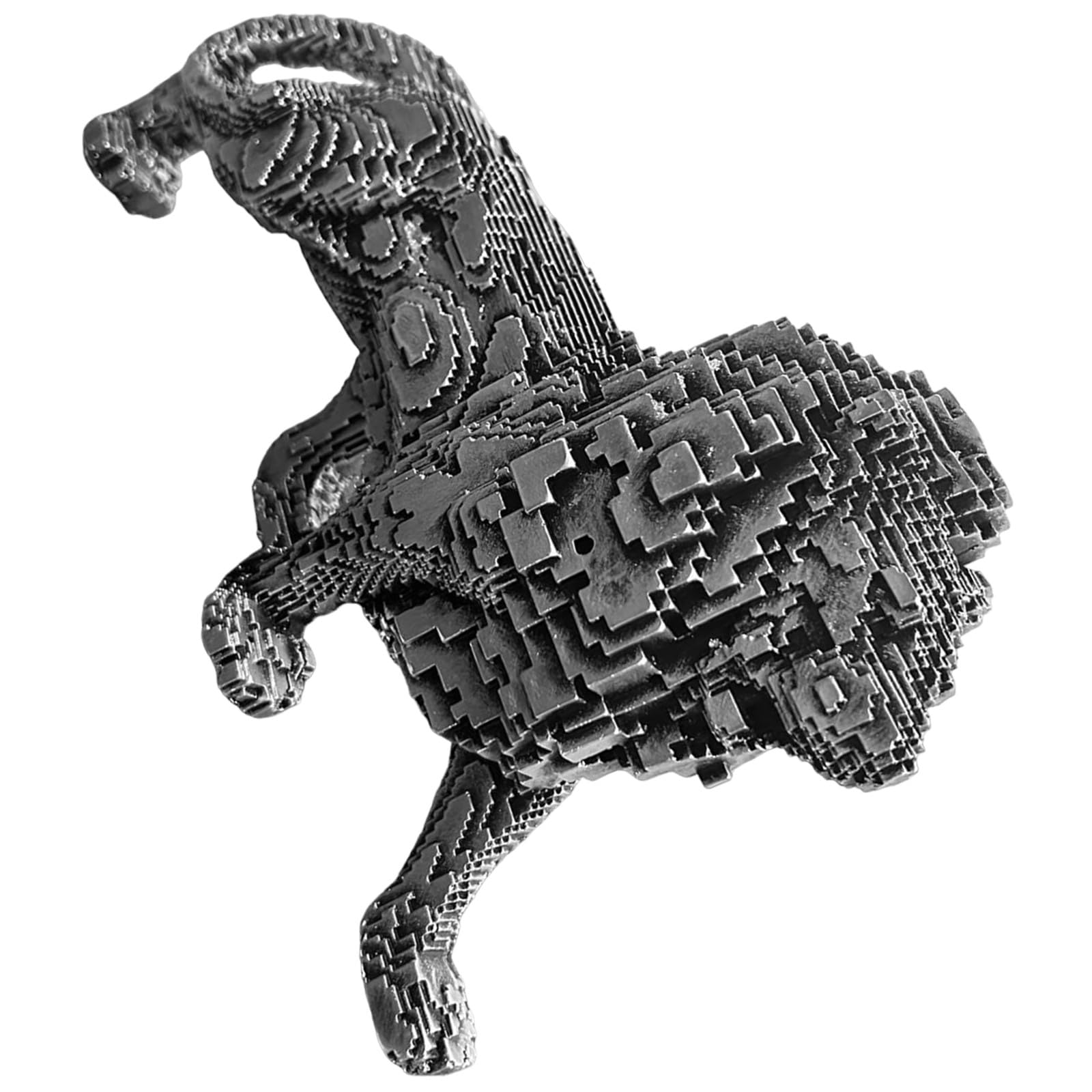 Escultura Geométrica de León en Resina para Escritorio y Hogar
