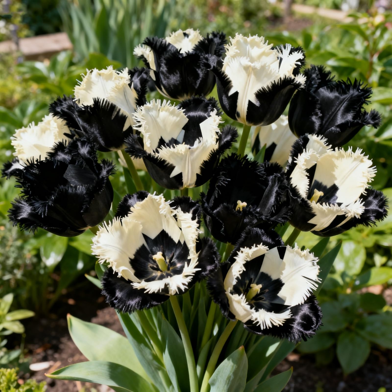 Dwarf Tulip Bulbs UK&Tulip Bulbs-Hardy Perennial&Excellent Display,Rare,Cut Flower,Thrives in The Garden-15bulbs-I
