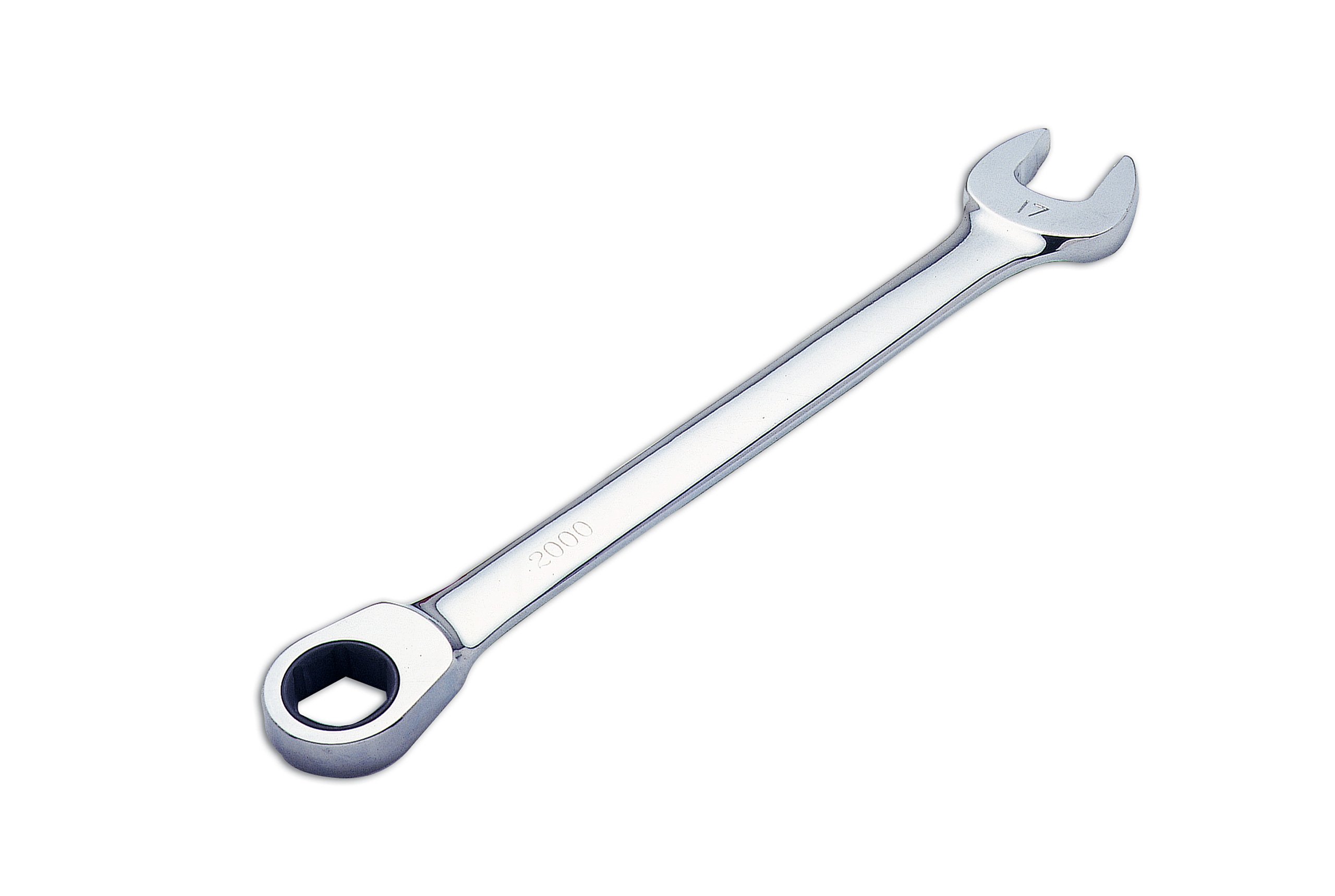Laser 2684 Ratchet Combination Spanner 19mm, Chrome