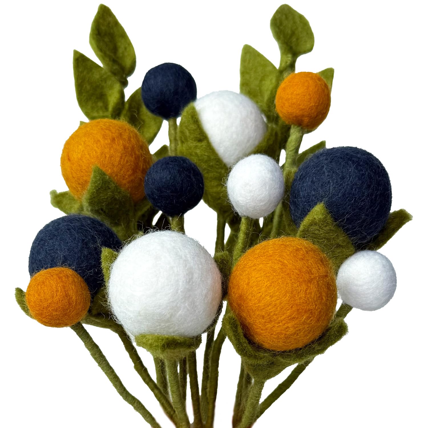 Fleurs en feutre et fleurs en tissu pour bouquet intérieur
