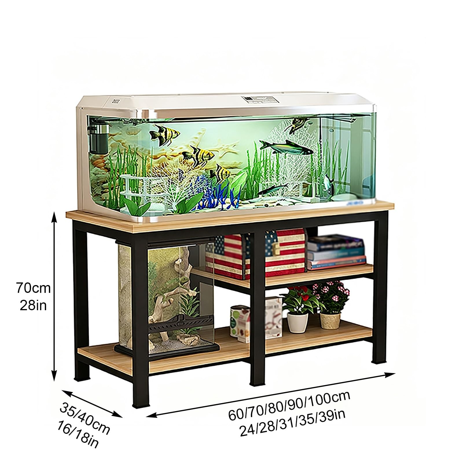 Armadietto Acquario, Supporto Acquario, Supporto Per Terrario