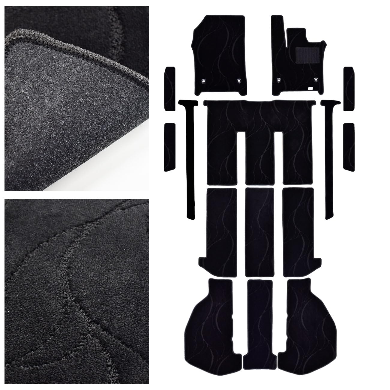 Amazon | レクサス LM500h LM LM500 6人乗り version L フロアーマット 