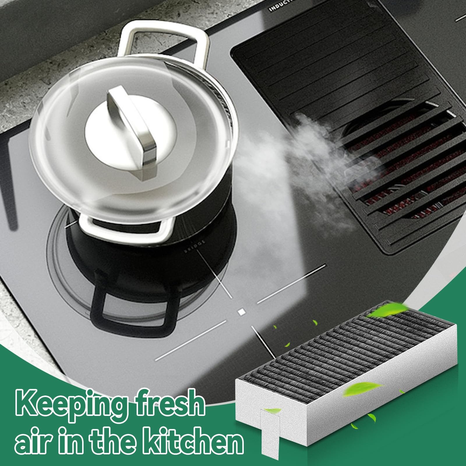 Filtro Campana Juego De 2 Filtros De Carbón Activo Para Campana Extractora BOSCH Filtro Carbon Activo