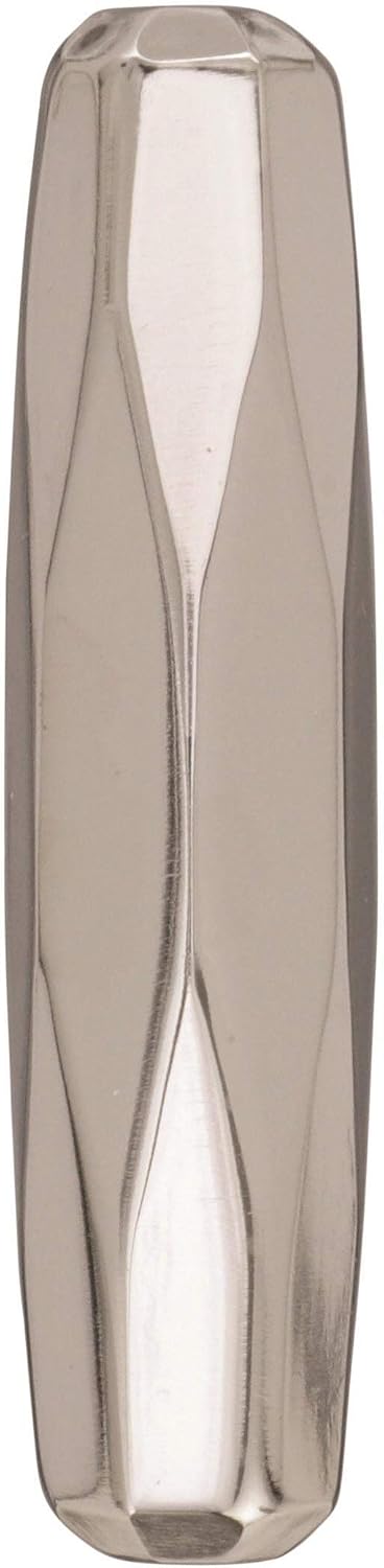 Amerock | Cabinet Knob | Polished Nickel | 2-1/2 inch (64 mm) Length | St. Vincent | 1 Pack | Drawer Knob | Cabinet Hardware