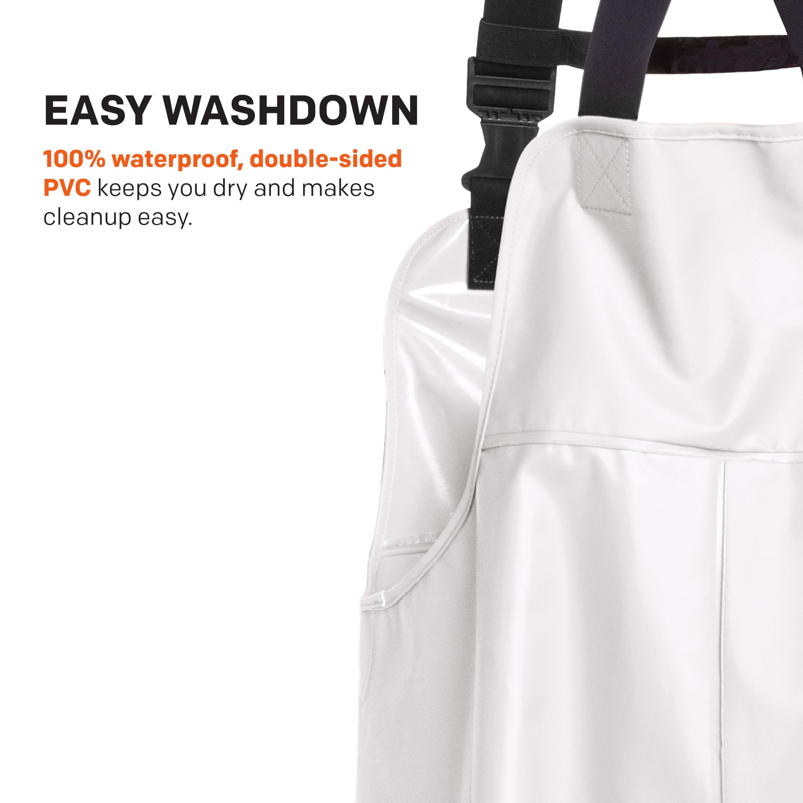 Grundens Shoreman - Pantalones con peto para hombre, resistentes a las manchas, impermeables, para procesamiento de mariscos