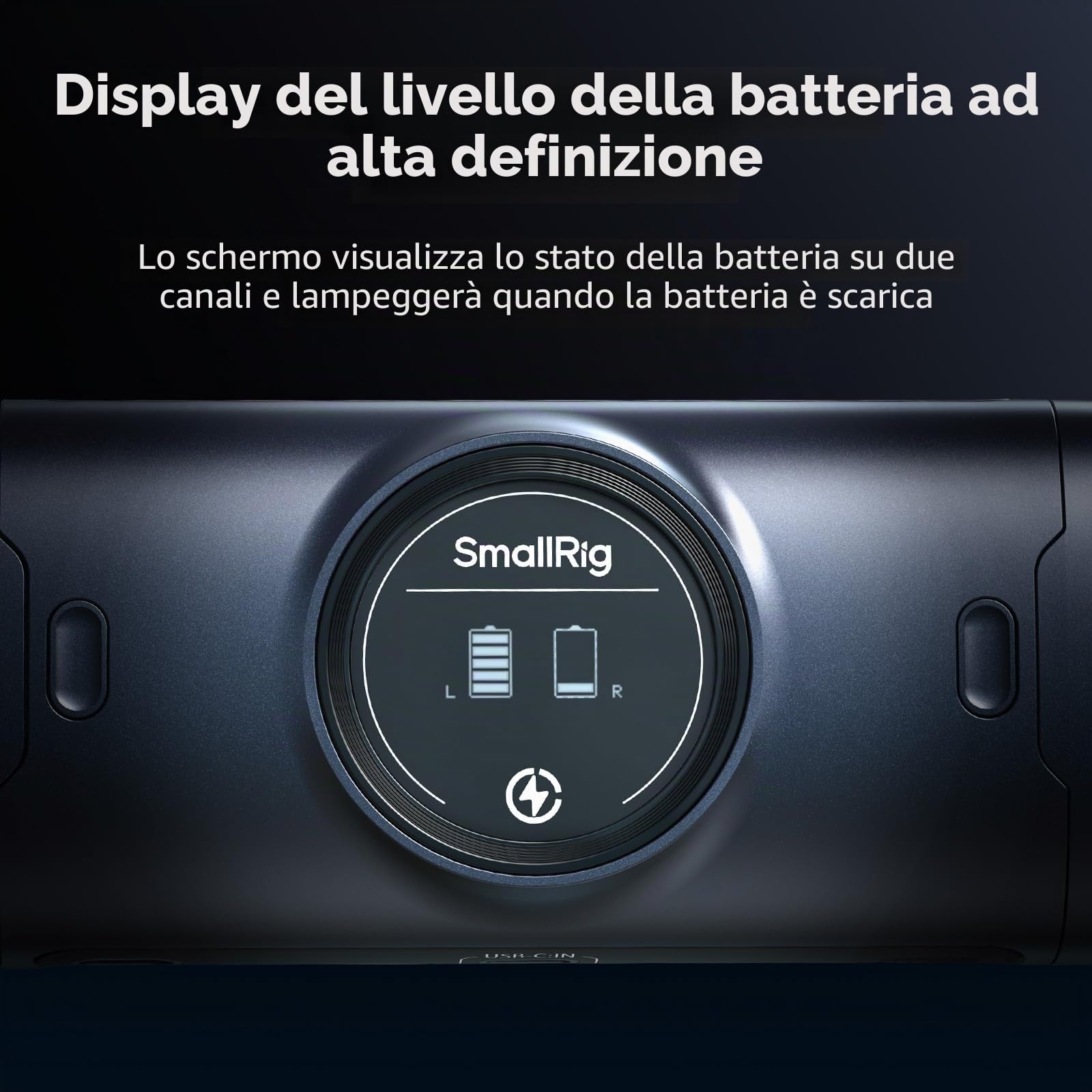 SMALLRIG Kit batteria per fotocamera per LP-E6P, doppia ricarica ad alta efficienza, per Canon LP-E6NH, LP-E6N, LP-E6, per EOS R5 Mark II, R6 Mark II, R5, R6, R7, 5D Mark II, 5D Mark IV, 60D- 5105