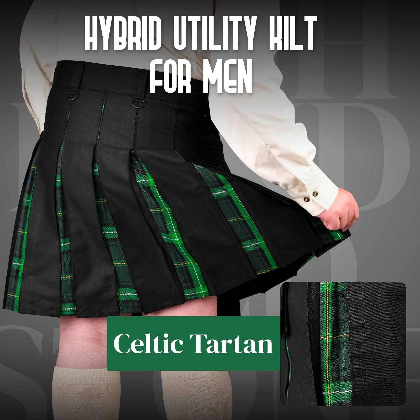 Hybrid Kilt Jupe Kilt Homme