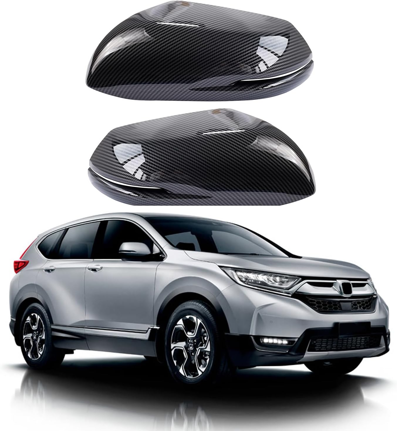 for Honda CRV 2017 2018 2019 2020 2021 2022 Accessories Exterior Sticker Rear View Side Mirror Cover Decoration Protect Decals (North American Exclusive)