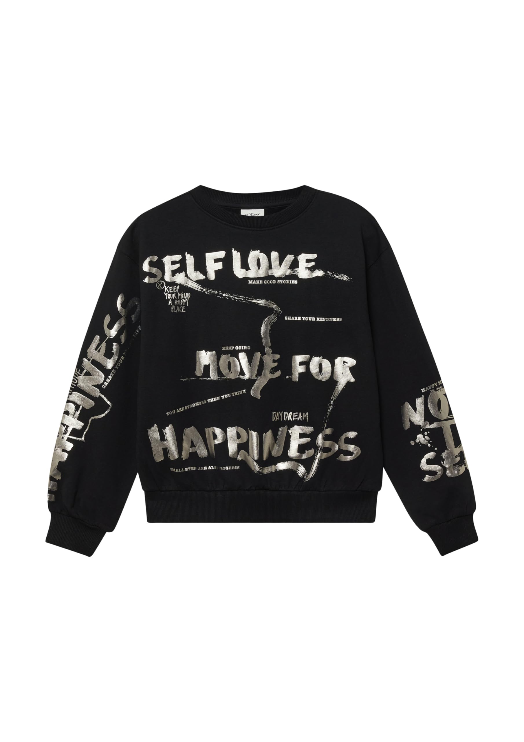 s.Oliver Kuscheliges Oversize Sweatshirt mit Folienprint