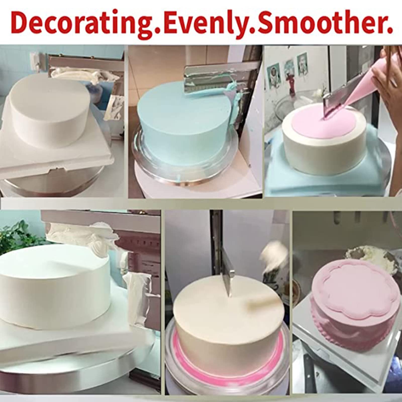 Backen Geburtstag Kuchen Werkzeuge Runde Kuchen Creme Streuen Beschichtung Füllmaschine Kuchen Brot Creme Dekoration Streuer Glättmaschine 220V