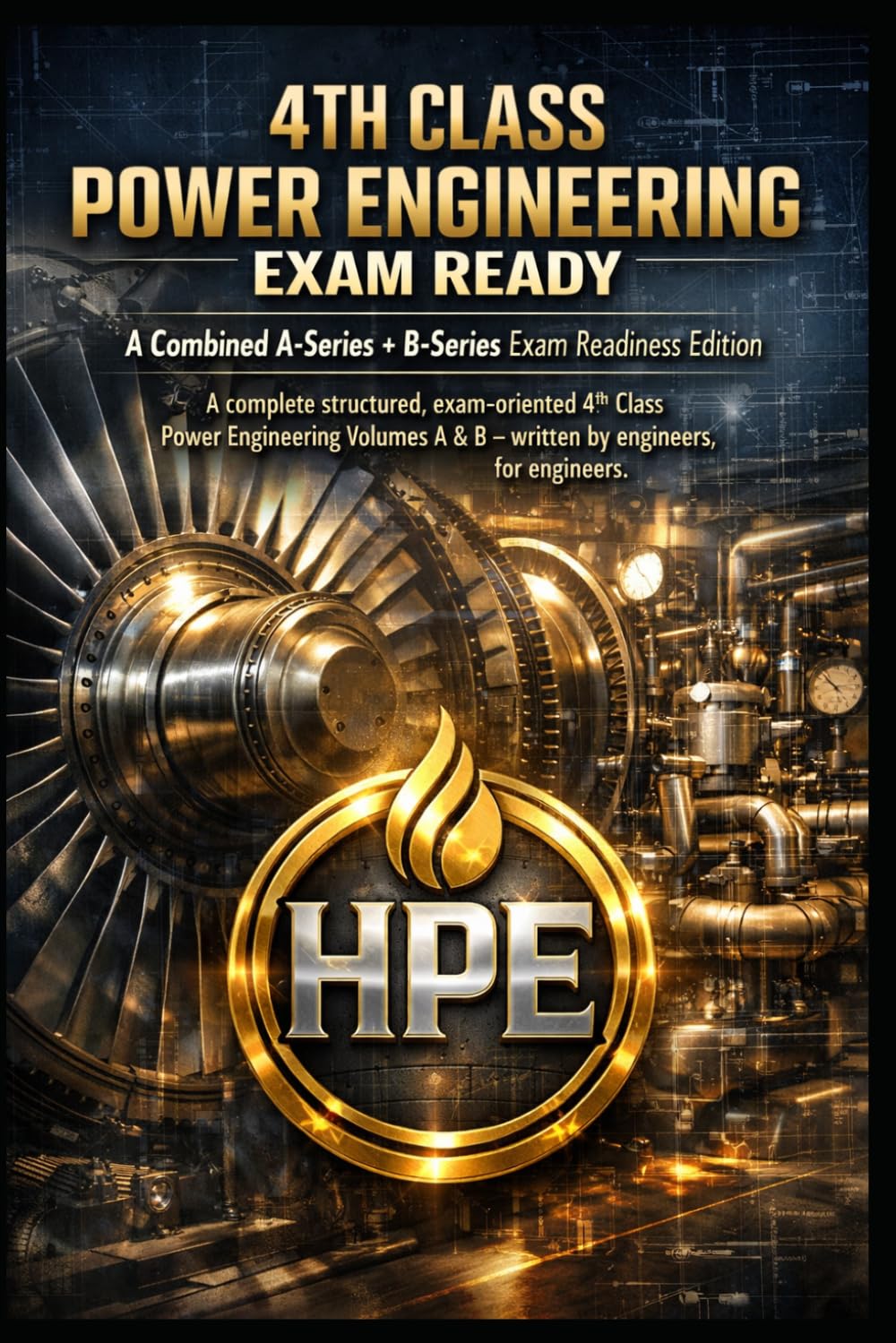 4TH CLASS POWER ENGINEERING EXAM READY; A Combined A Series + B Series volume Exam Readiness: A complete structured, exam oriented 4th Class Power Engineering Volumes A & B— written for engineers