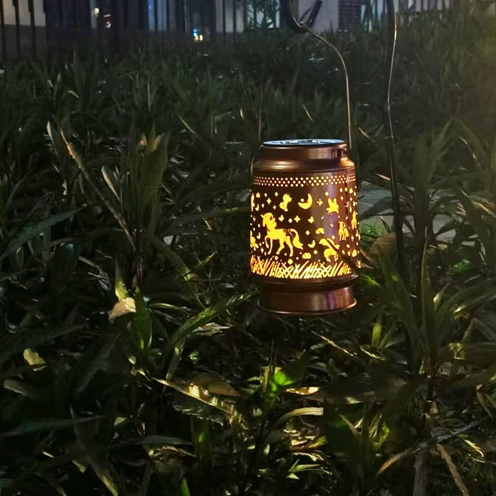 Unicorn Solar Light Outdoor Waterproof Hanging Decoration - Image 3
