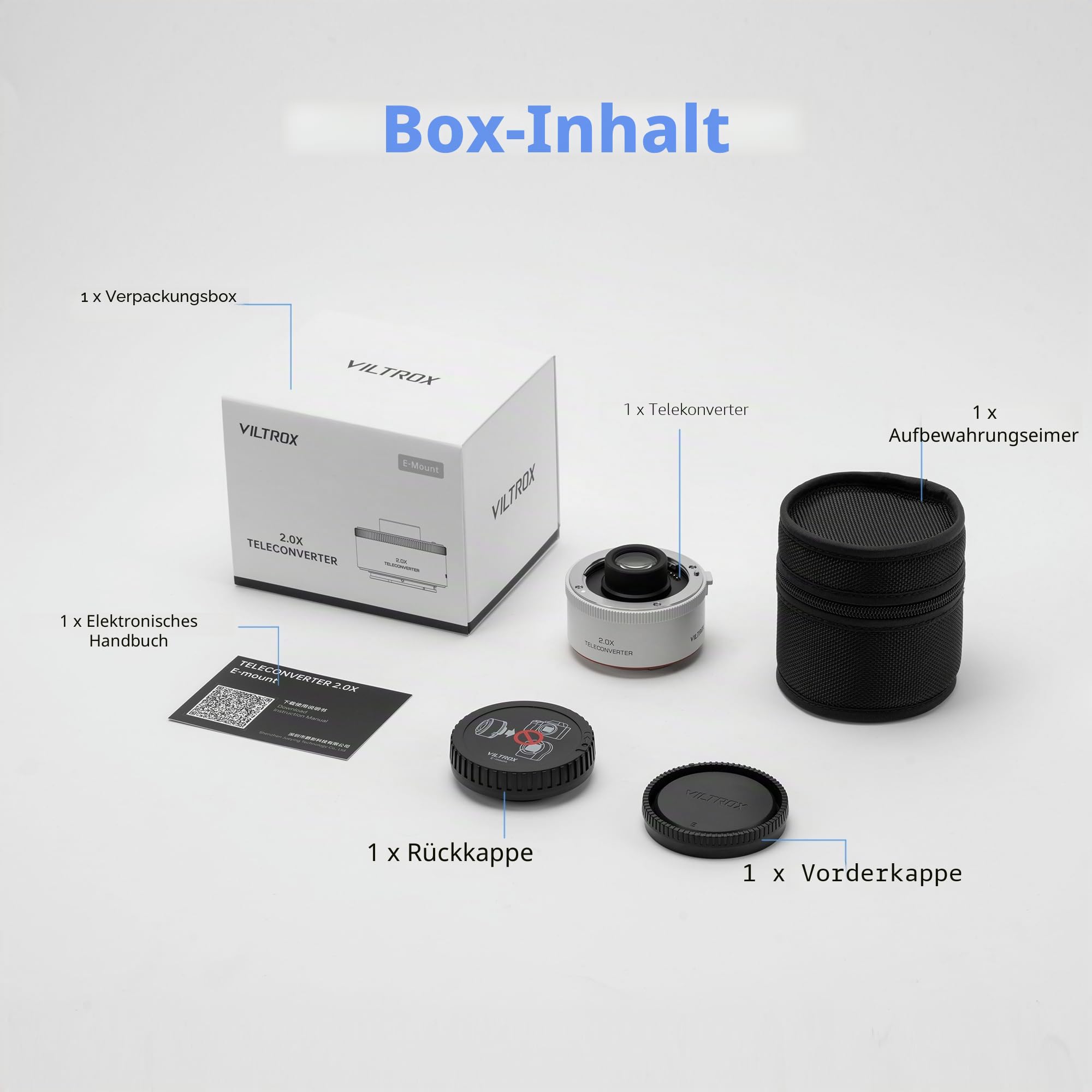 VILTROX TC-2.0X Telekonverter für Sony E-Mount Autofokus Extender kompatibel SEL70-200GM SEL100-400GM SEL200-600G