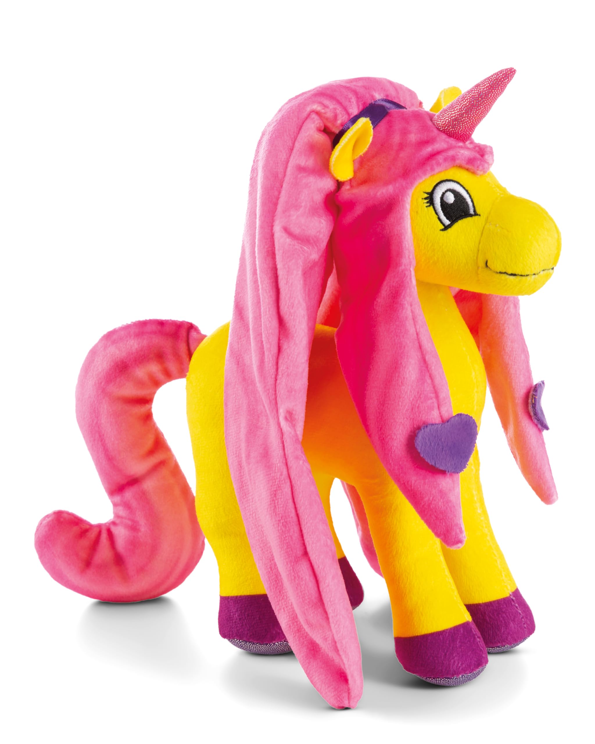 NICI soft toy Lissy PONY unicorn Dilara 17cm yellow - Cuddly cute plush to snuggle and play with, for children & adults, great gift idea - 49971