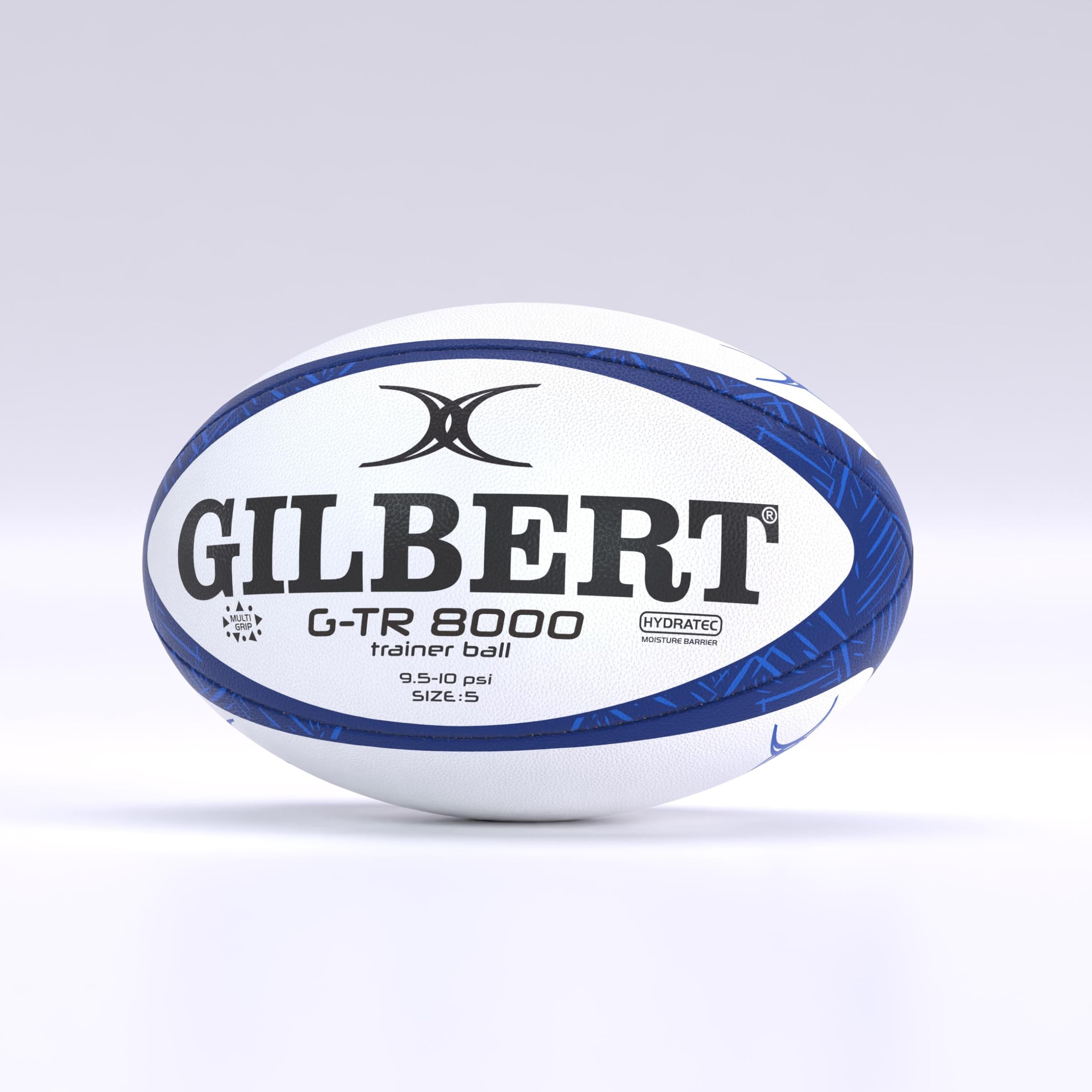 Gilbert G-TR8000 Training Rugby Ball, Navy, Size 3